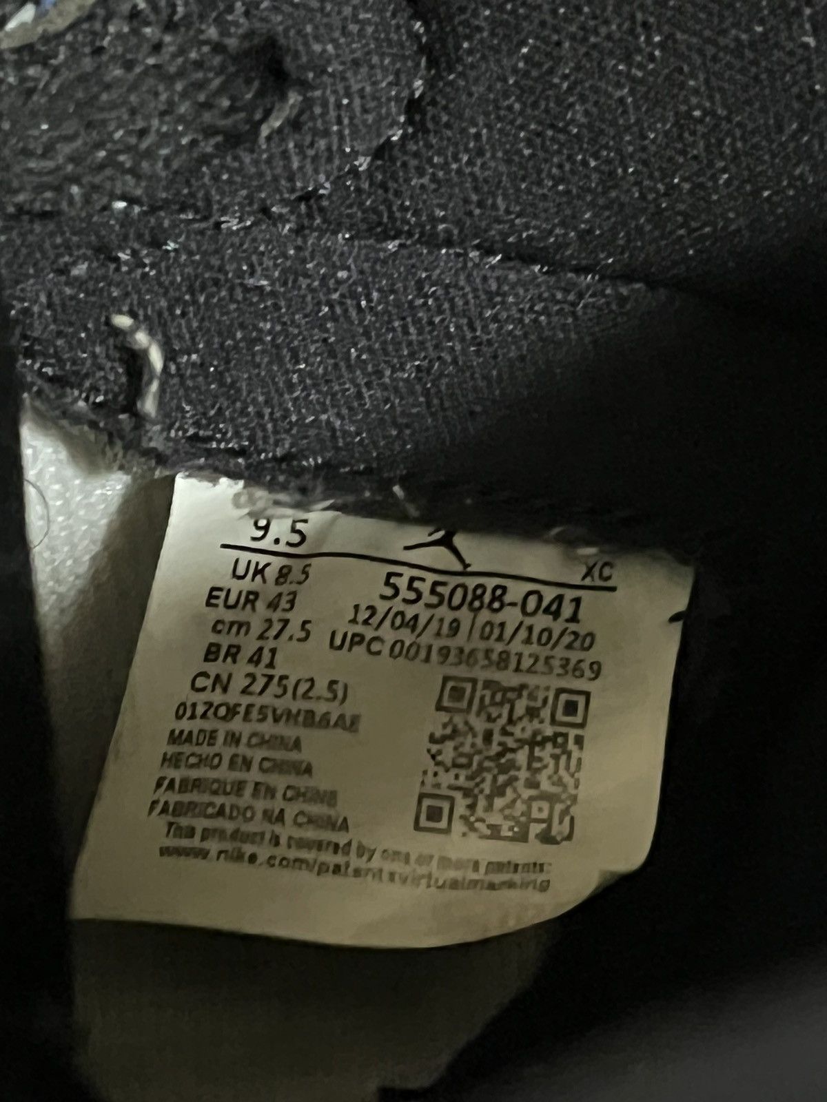Jordan Brand × Nike Air Jordan 1 Retro High OG Royal Toe Size US 9.5 / EU 42-43 - 9 Thumbnail