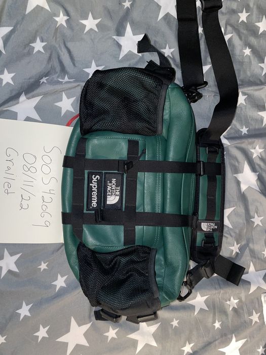 Supreme Supreme The North Face Leather Mountain Waist Bag | Grailed