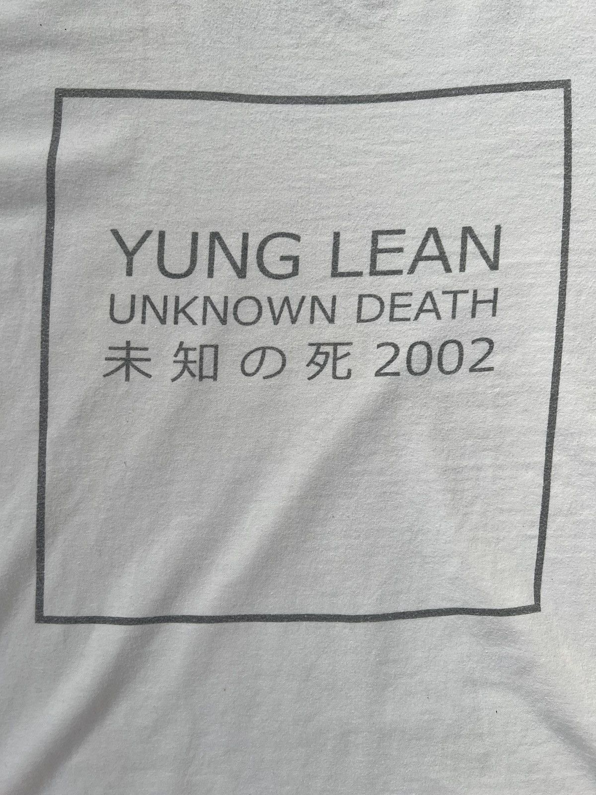 Vintage Yung Lean Unknown Death 2002 | Grailed