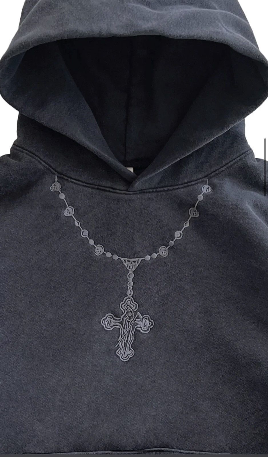 Warren Lotas Warren Lotas Black Rosary Hoodie | Grailed