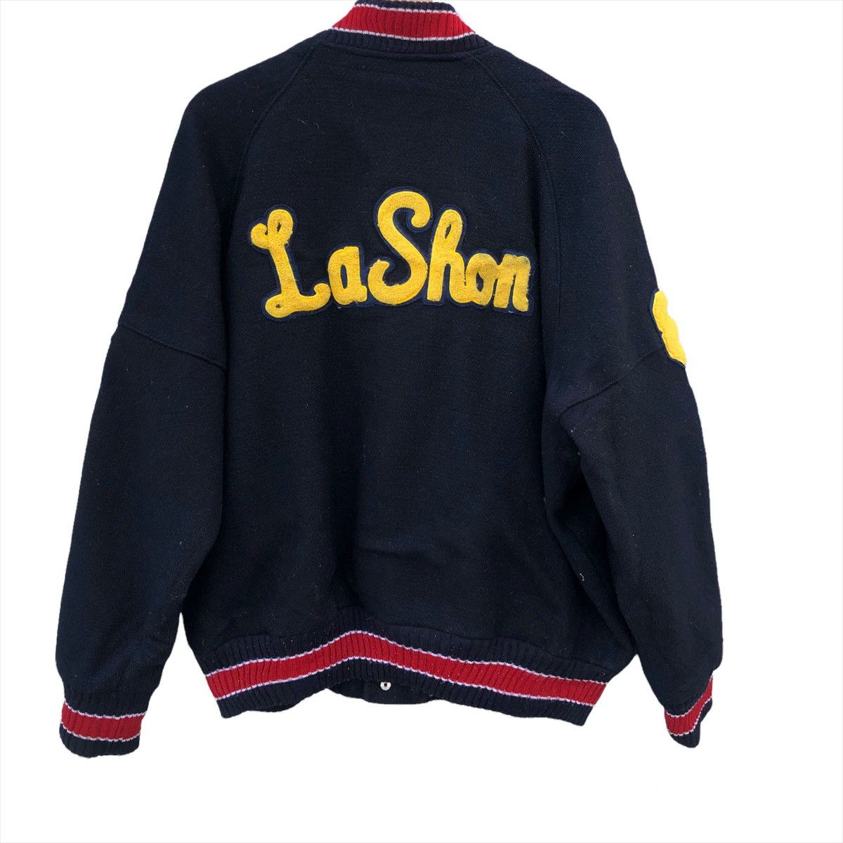 MLB Vintage MLB Houston Wool Mohair Varsity Jacket MLB Jacket Size US L / EU 52-54 / 3 - 2 Thumbnail