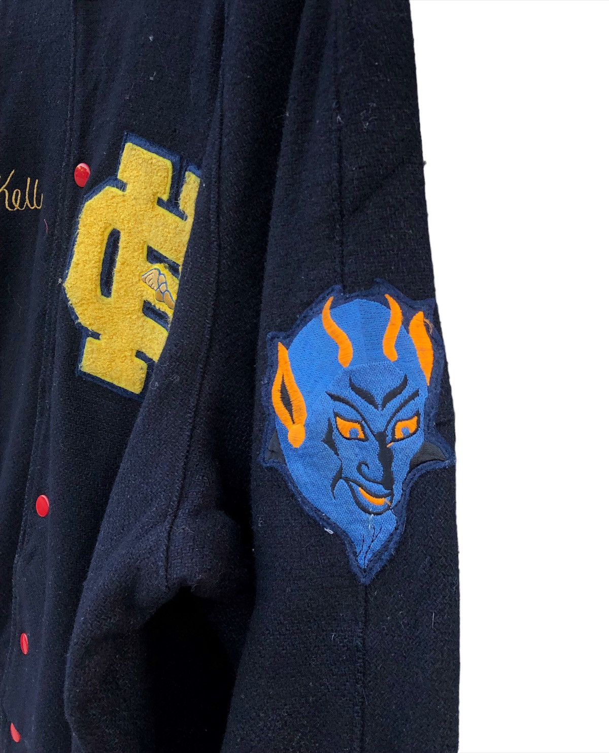 MLB Vintage MLB Houston Wool Mohair Varsity Jacket MLB Jacket Size US L / EU 52-54 / 3 - 6 Thumbnail