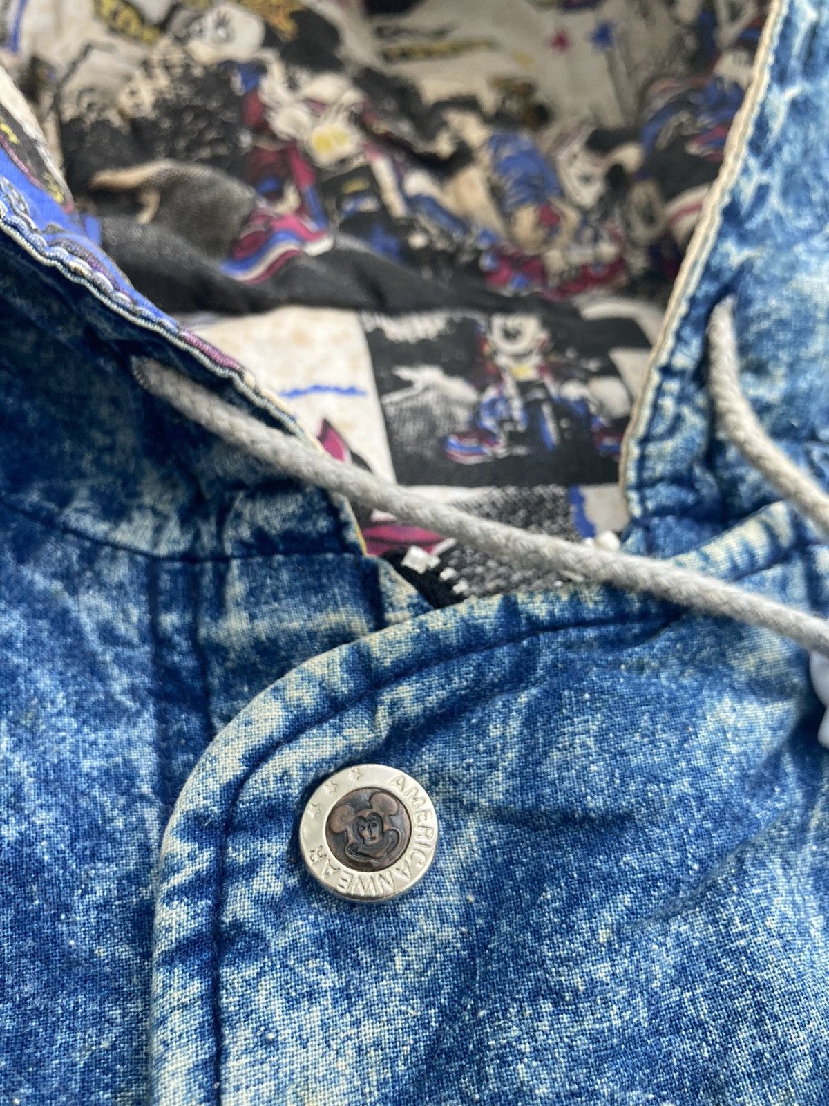 Disney × Mickey Mouse × Vintage VINTAGE 1988 MICKEY MOUSE MOTOR POWER REVERSIBLE JACKET Size US L / EU 52-54 / 3 - 8 Thumbnail