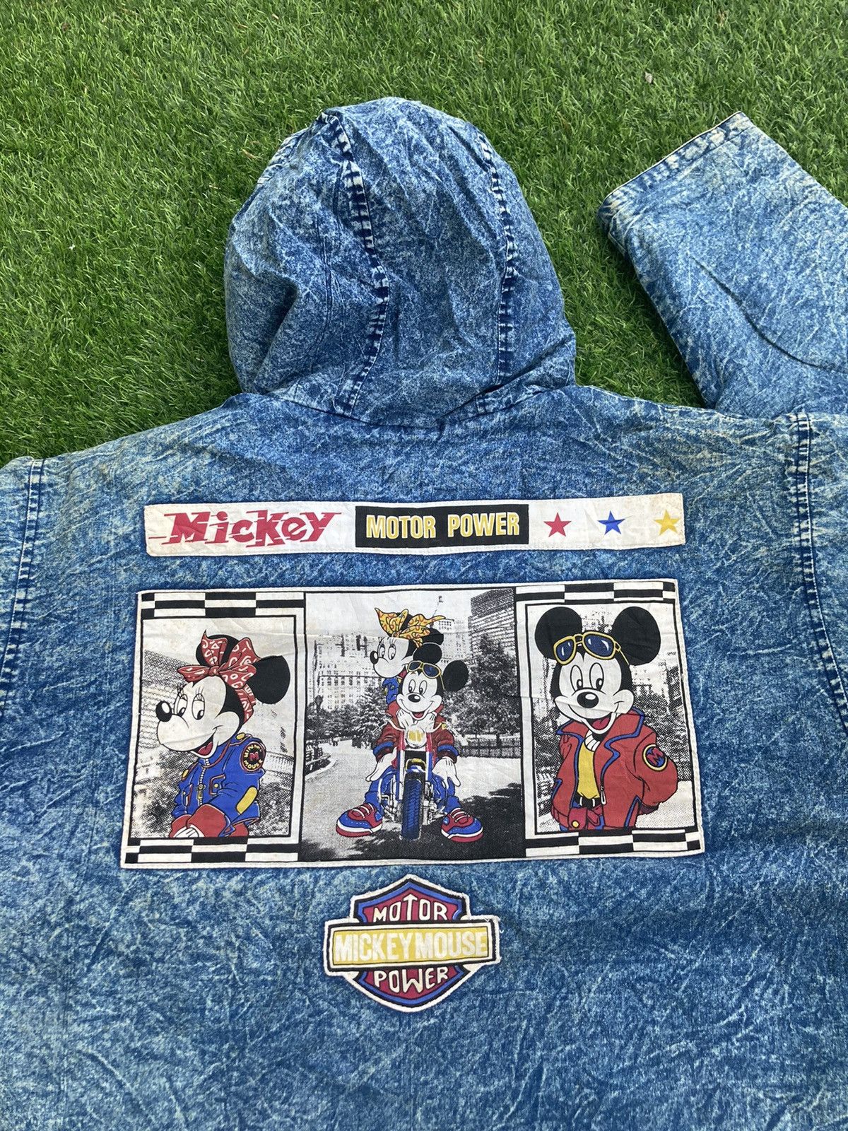 Disney × Mickey Mouse × Vintage VINTAGE 1988 MICKEY MOUSE MOTOR POWER REVERSIBLE JACKET Size US L / EU 52-54 / 3 - 9 Thumbnail