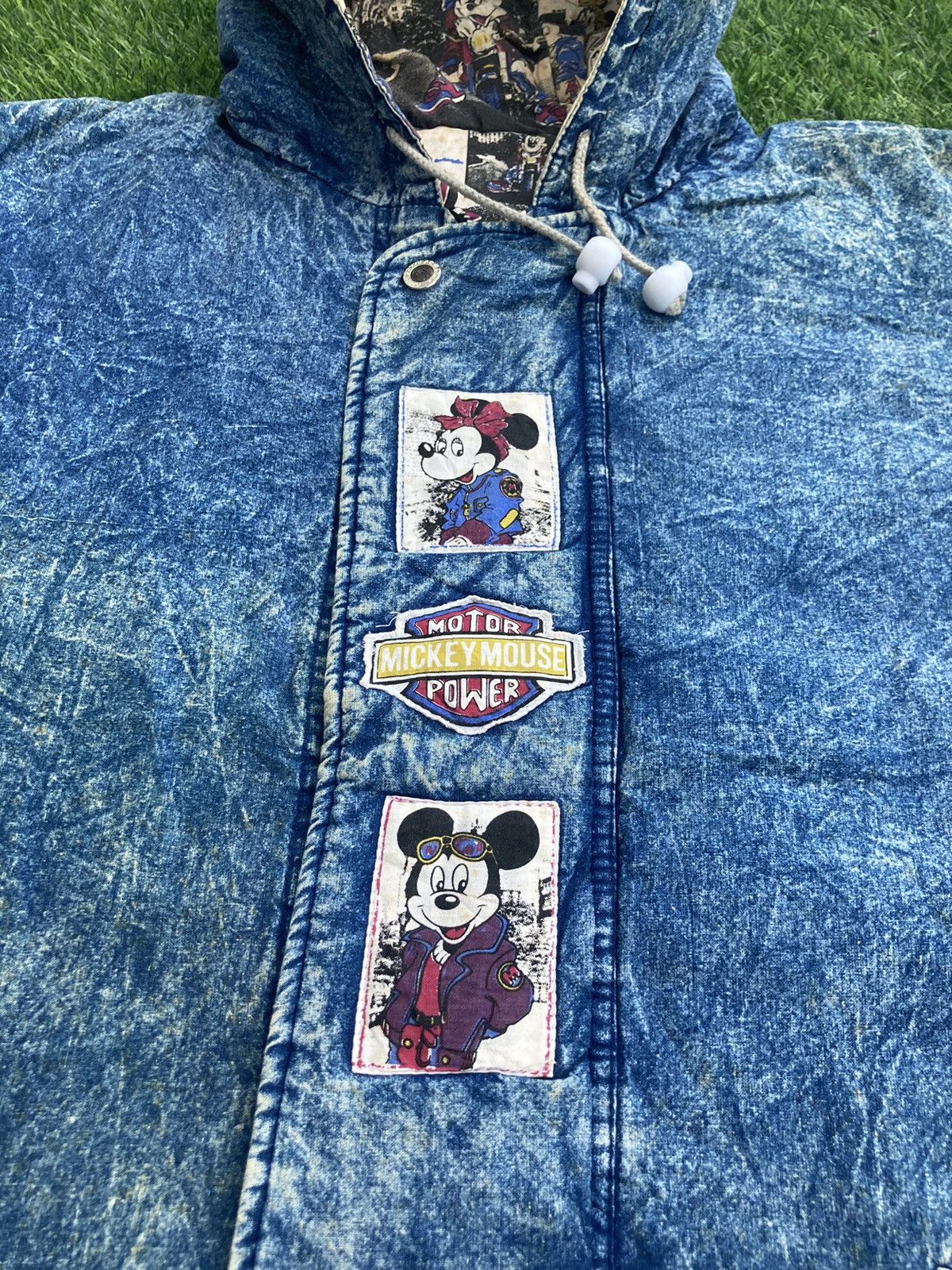 Disney × Mickey Mouse × Vintage VINTAGE 1988 MICKEY MOUSE MOTOR POWER REVERSIBLE JACKET Size US L / EU 52-54 / 3 - 6 Thumbnail