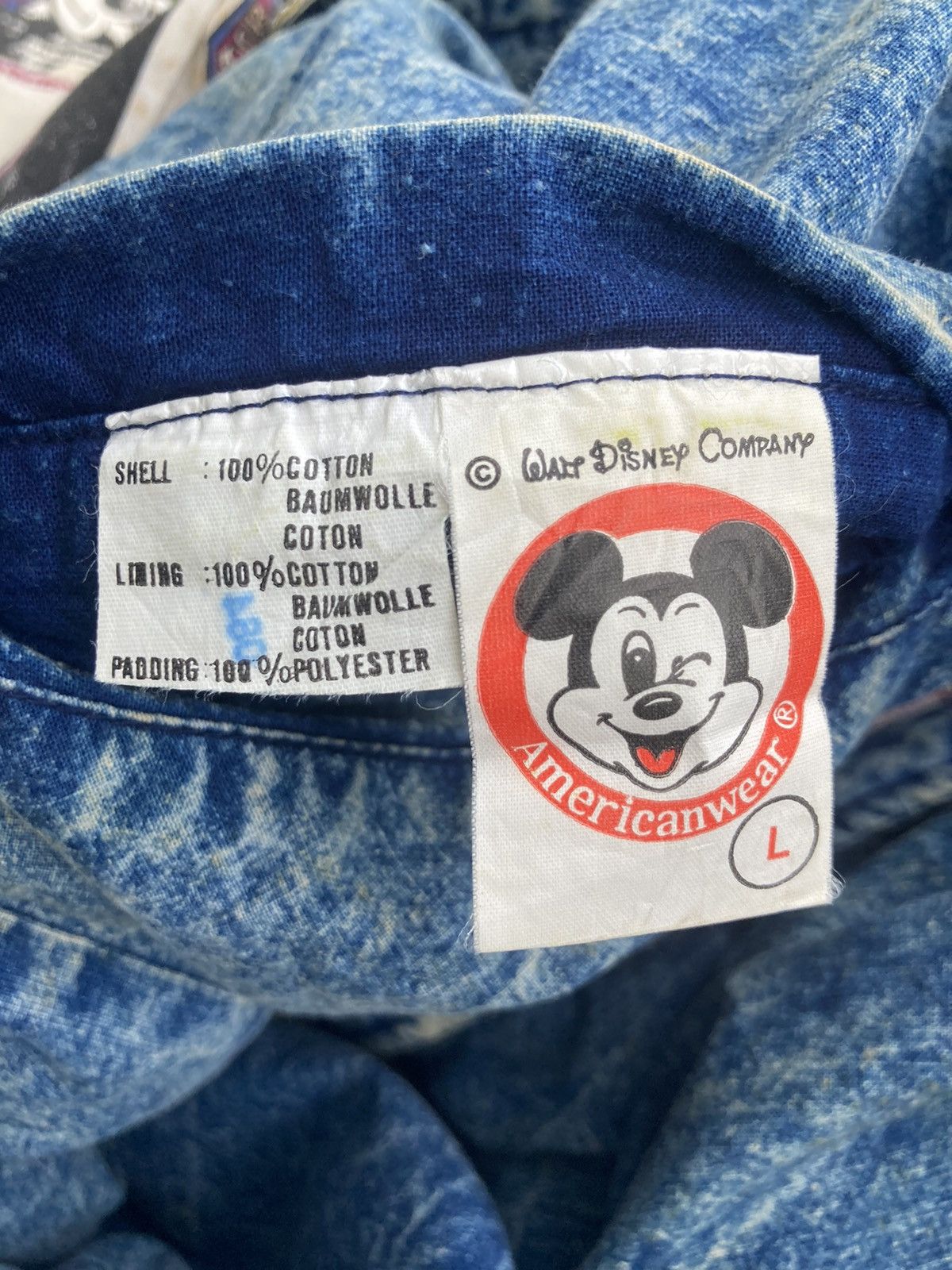 Disney × Mickey Mouse × Vintage VINTAGE 1988 MICKEY MOUSE MOTOR POWER REVERSIBLE JACKET Size US L / EU 52-54 / 3 - 18 Thumbnail