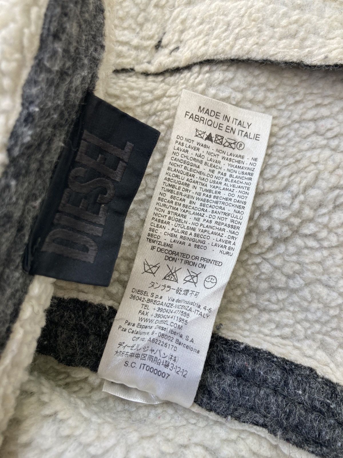 Diesel DIESEL LONG SHERPA LINING JACKET Size US M / EU 48-50 / 2 - 16 Thumbnail