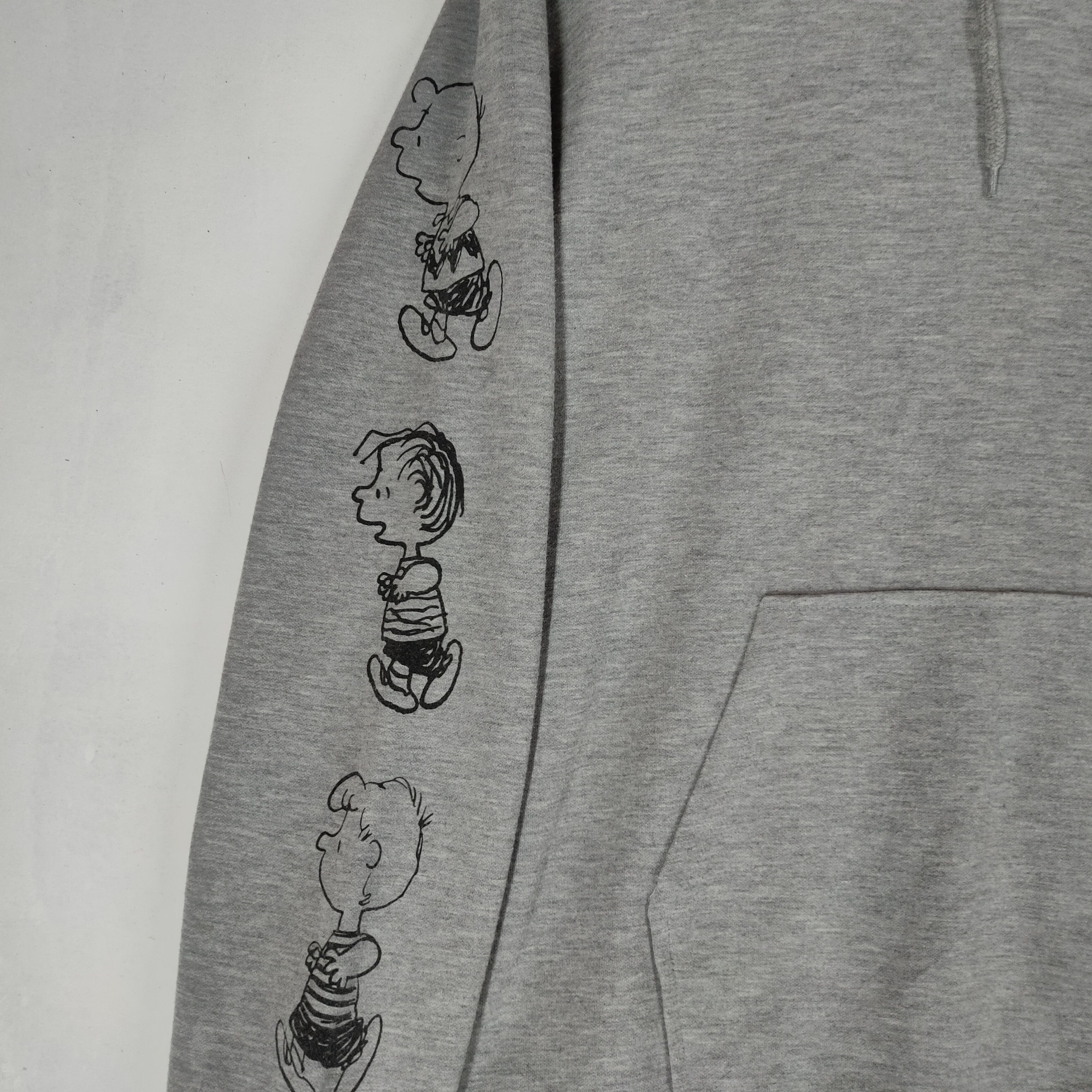 Cartoon Network Vintage PEANUTS GANG SNOOPY Printed Sleeve Hoodie Size US M / EU 48-50 / 2 - 5 Thumbnail