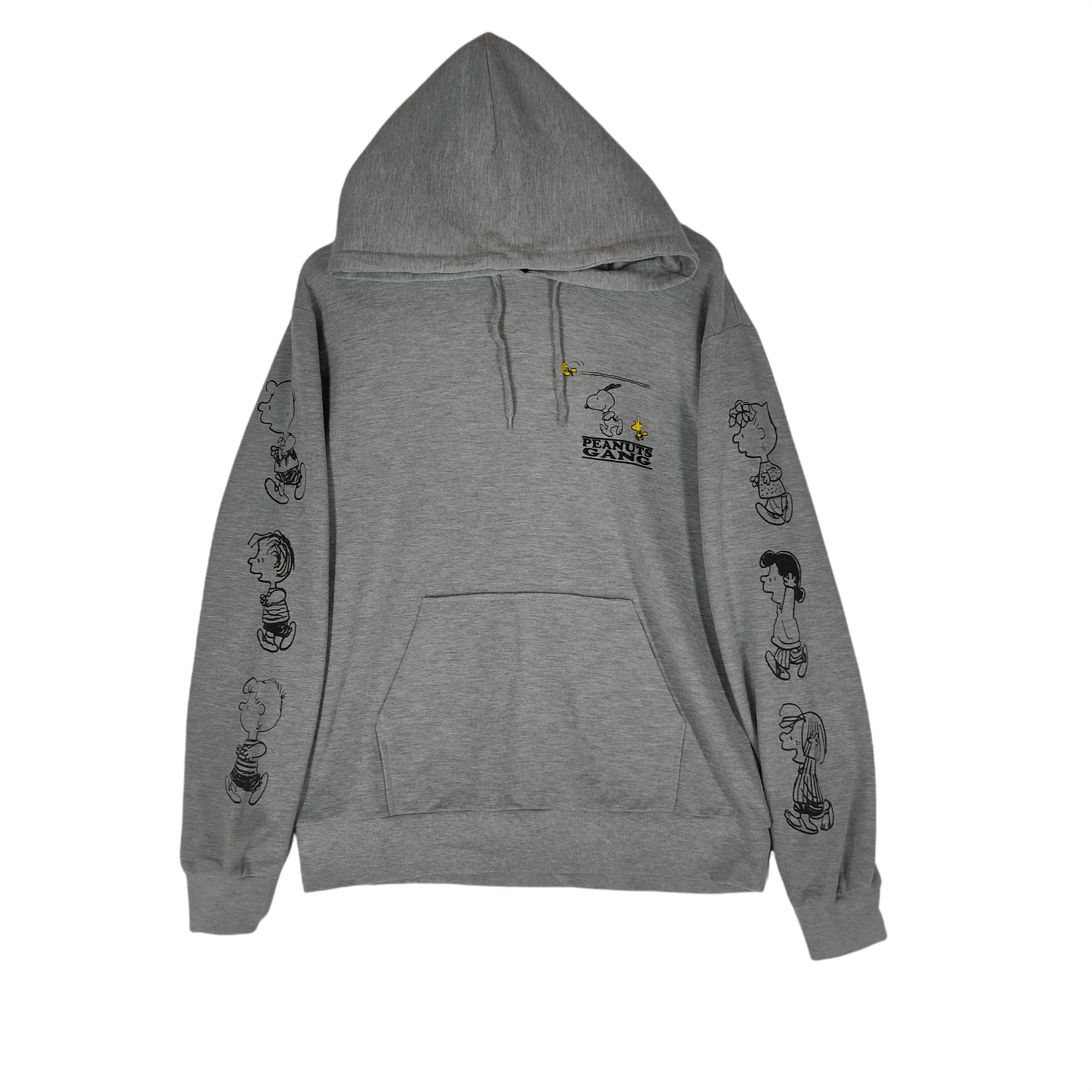 Cartoon Network Vintage PEANUTS GANG SNOOPY Printed Sleeve Hoodie Size US M / EU 48-50 / 2 - 1 Thumbnail