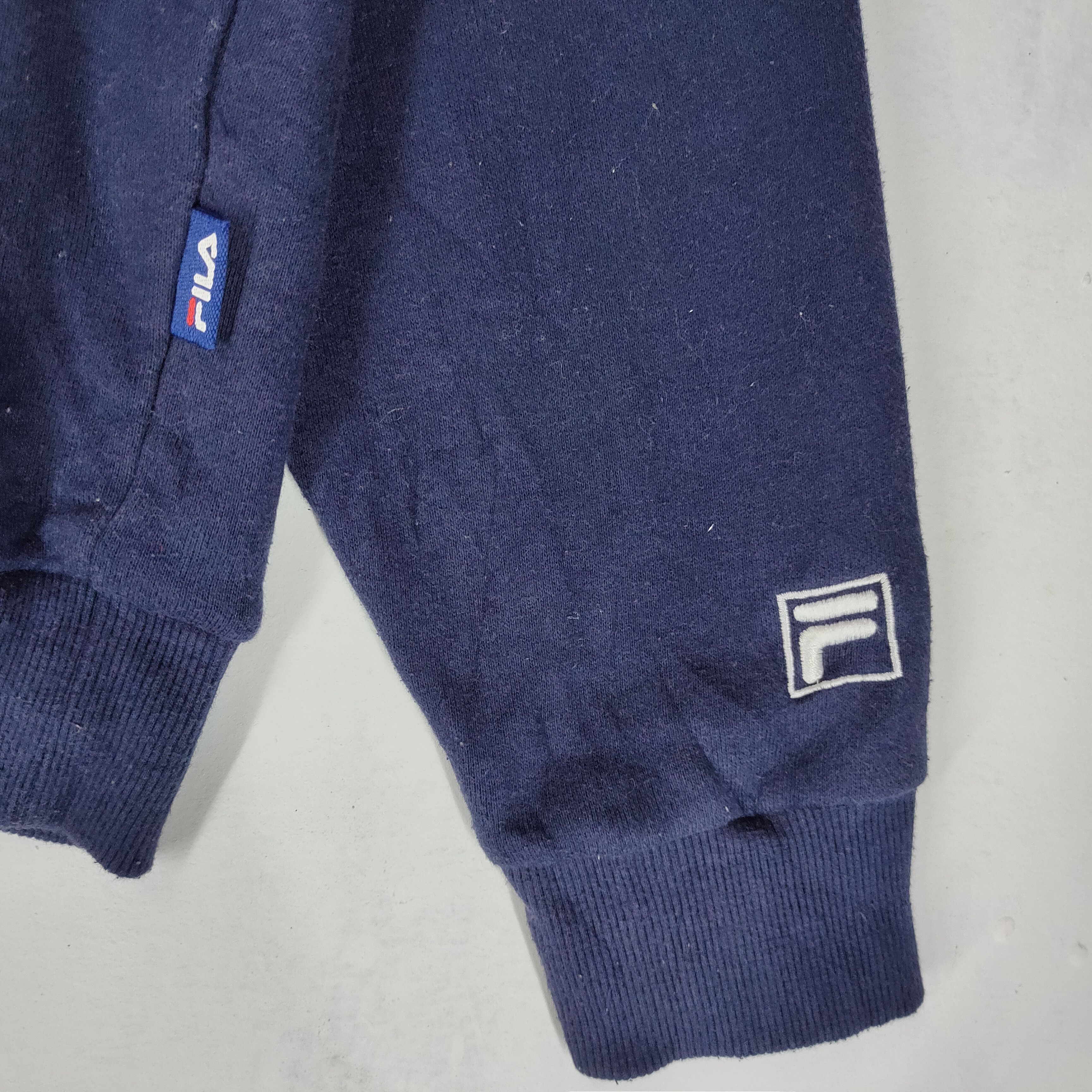 Fila Nice!! FILA EMBROIDERY LOGO Spellout Hoodie Sweatshirt Size US M / EU 48-50 / 2 - 3 Thumbnail