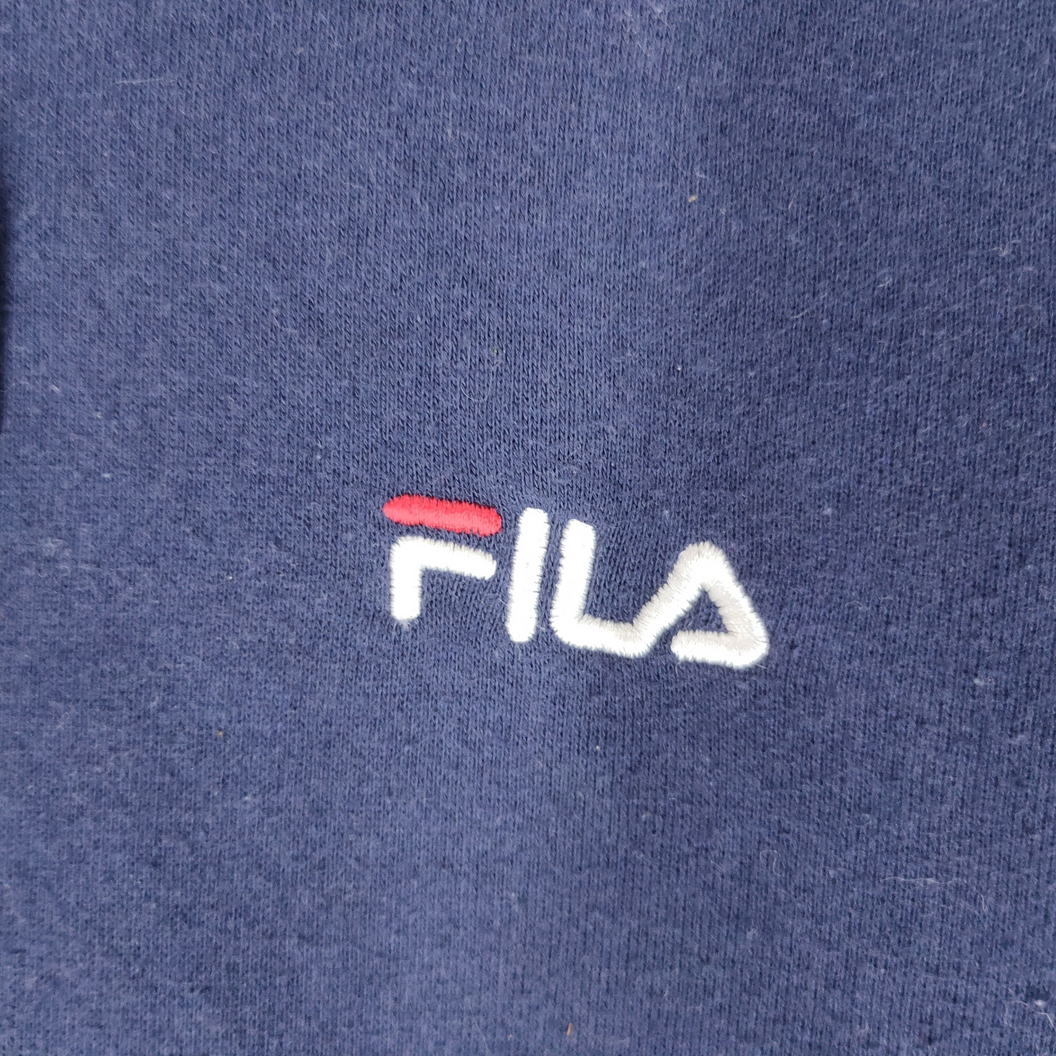Fila Nice!! FILA EMBROIDERY LOGO Spellout Hoodie Sweatshirt Size US M / EU 48-50 / 2 - 4 Thumbnail