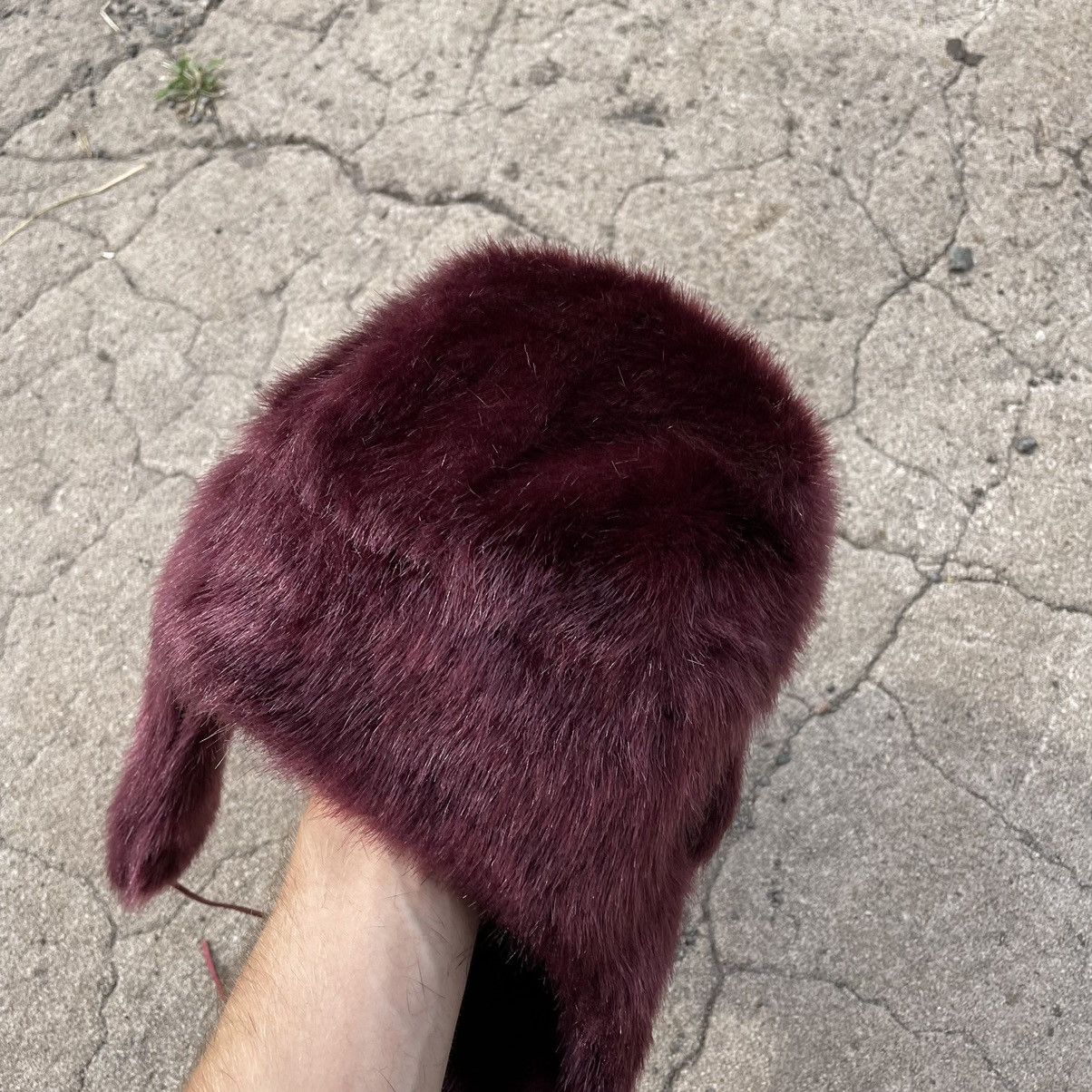 Vintage Vintage 90s Alt Beanie Mohair Streetwear Hype American VTg Size ONE SIZE - 4 Thumbnail