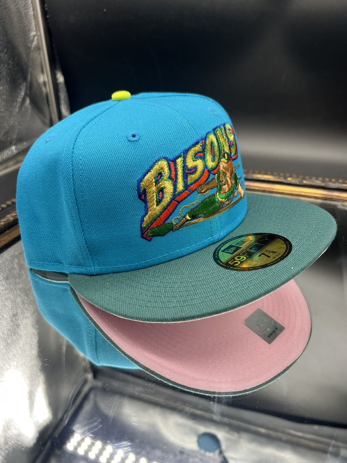 Hat Club × MyFitteds MYFITTED BUFFALO BISONS "CHARM WORLD CANDY LAND" 7 5/8 Size ONE SIZE - 1 Thumbnail