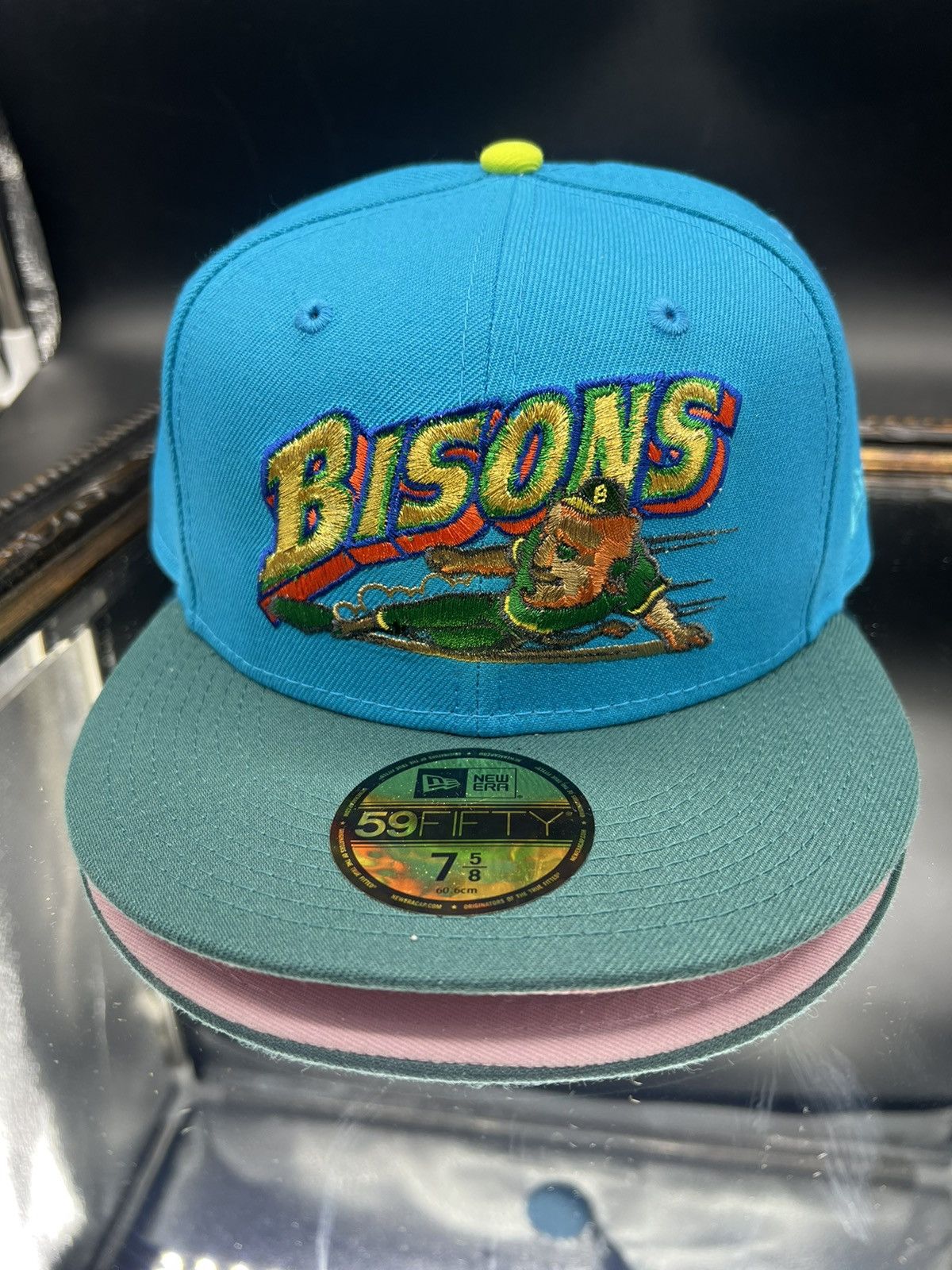 Hat Club × MyFitteds MYFITTED BUFFALO BISONS "CHARM WORLD CANDY LAND" 7 5/8 Size ONE SIZE - 2 Thumbnail
