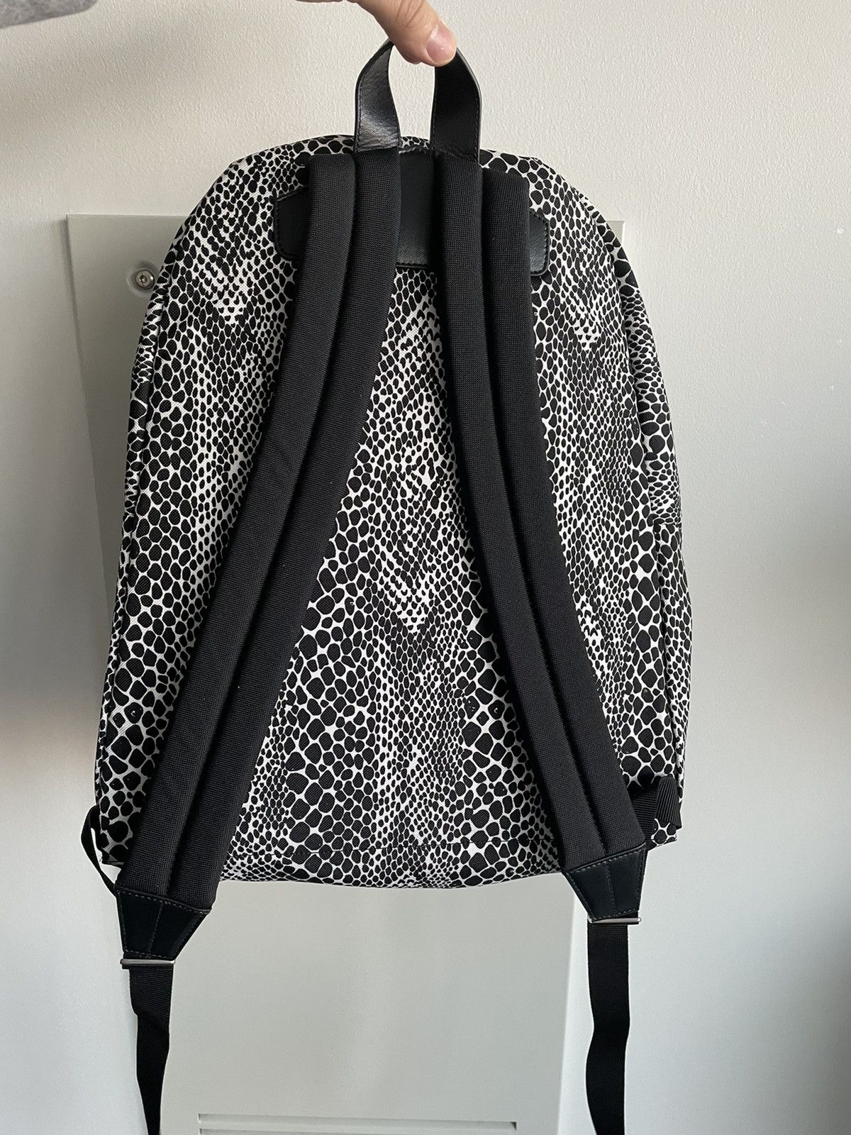Celine × Hedi Slimane Rare $1,500 Brand NEW Super Runway Python Print Backpack Bag Size ONE SIZE - 24 Thumbnail