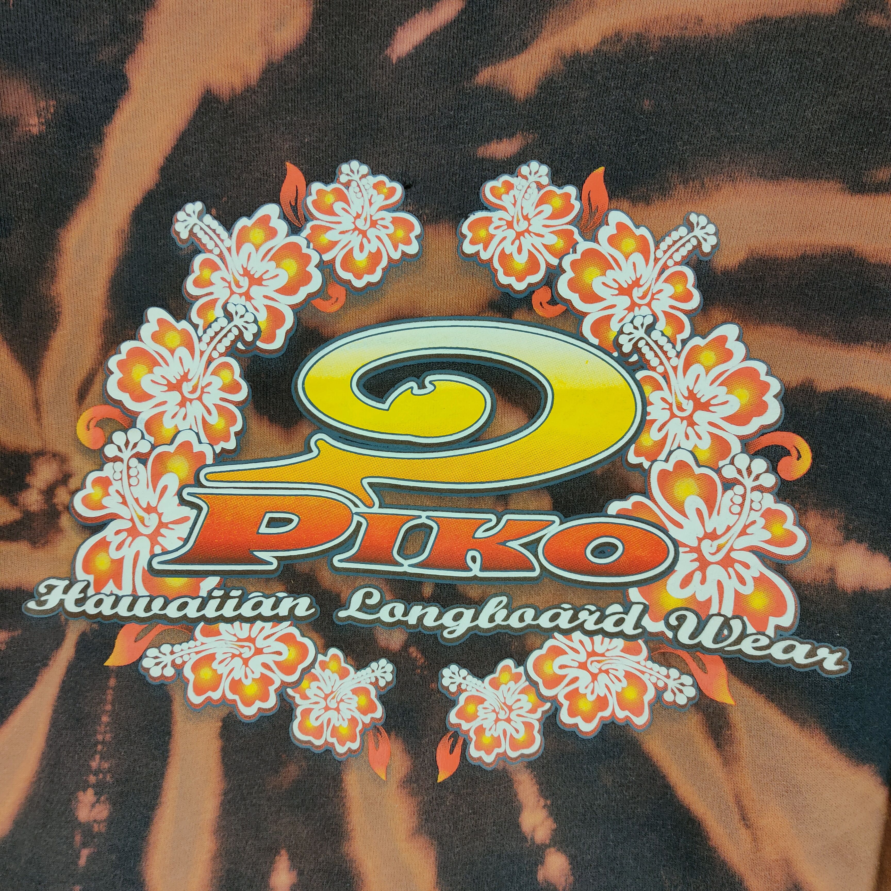 Vintage Vintage BLEACH WASH PIKO HAWAIIAN Surfing Sweatshirt Size US L / EU 52-54 / 3 - 3 Thumbnail