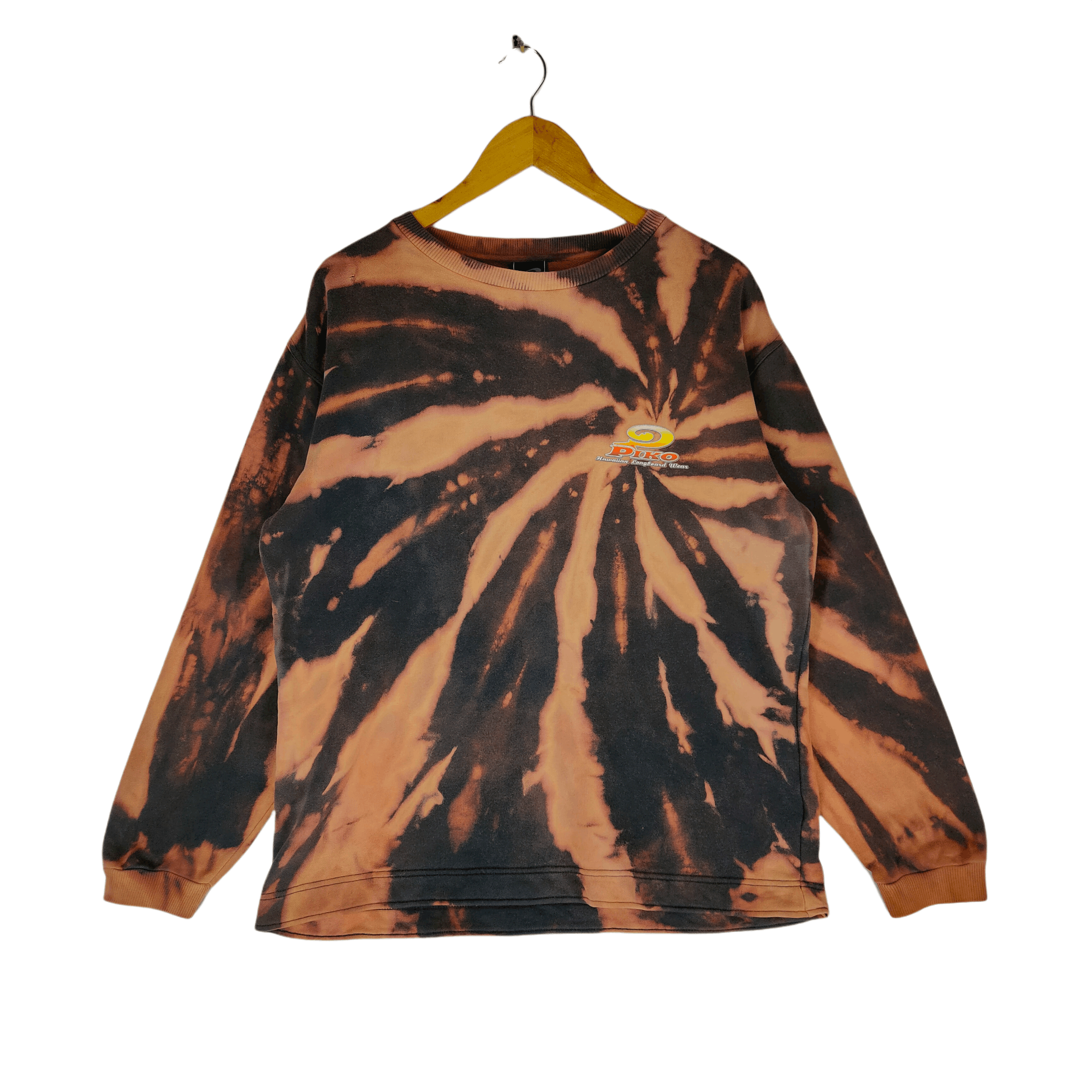 Vintage Vintage BLEACH WASH PIKO HAWAIIAN Surfing Sweatshirt Size US L / EU 52-54 / 3 - 2 Thumbnail