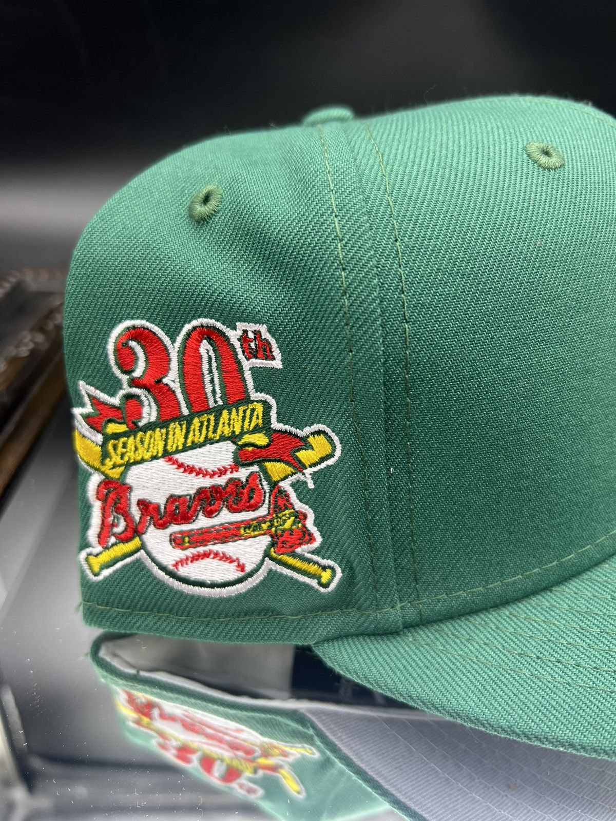 Hat Club × New Era Hat Club Braves 30th Anniversary Masters Green Jacket 7 5/8 Size ONE SIZE - 2 Thumbnail