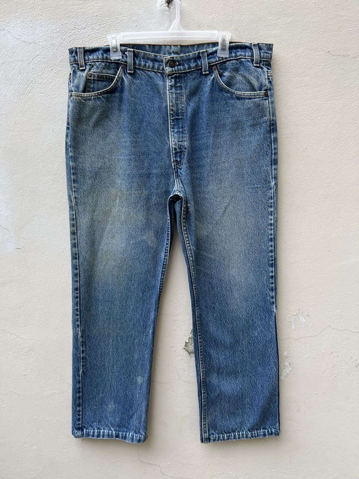 Levi's Vintage 80s Levi’s 517 Orange Tab Denim Trashed Jeans Size US 38 / EU 54 - 6 Thumbnail