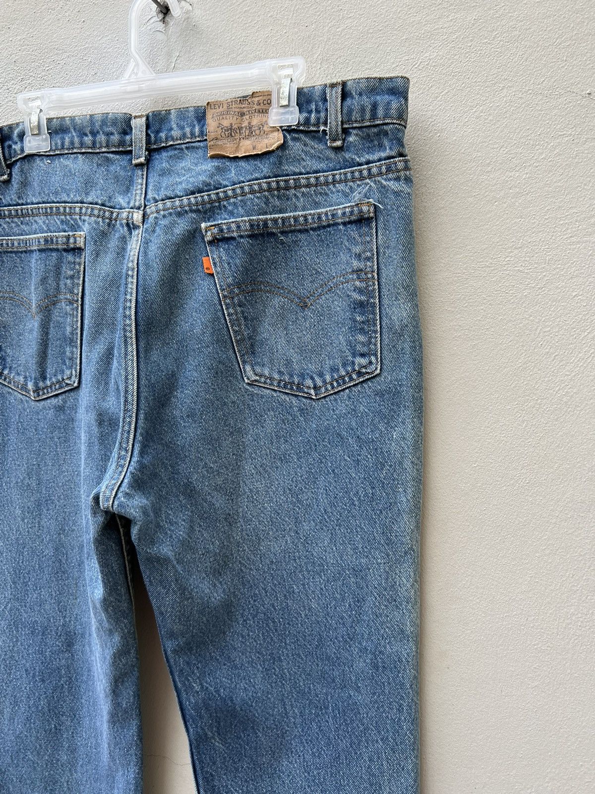 Levi's Vintage 80s Levi’s 517 Orange Tab Denim Trashed Jeans Size US 38 / EU 54 - 17 Thumbnail
