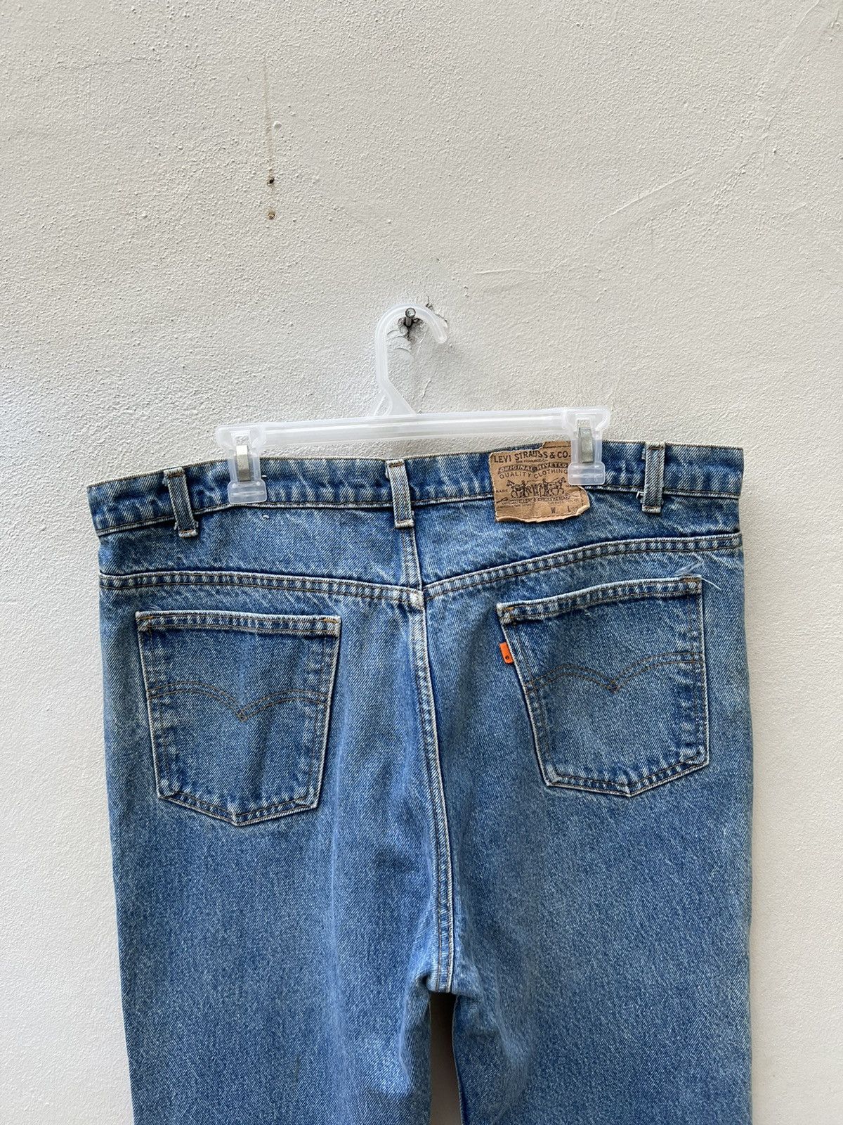 Levi's Vintage 80s Levi’s 517 Orange Tab Denim Trashed Jeans Size US 38 / EU 54 - 13 Thumbnail