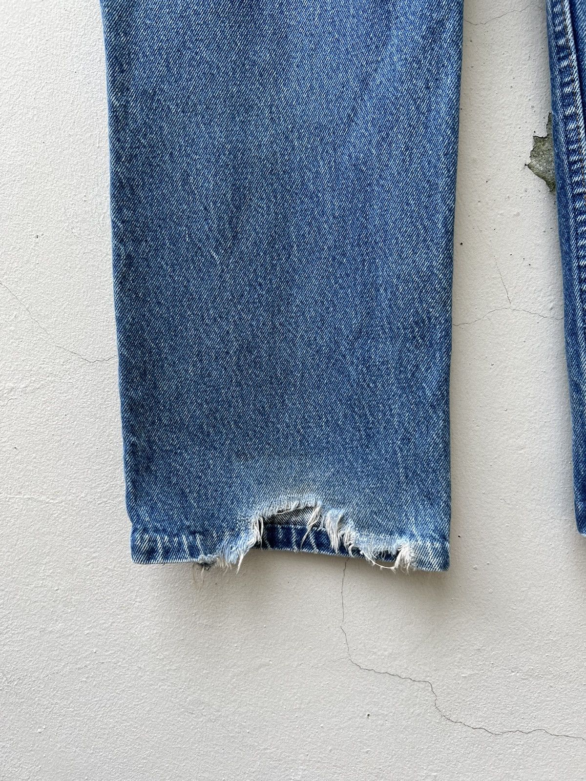 Levi's Vintage 80s Levi’s 517 Orange Tab Denim Trashed Jeans Size US 38 / EU 54 - 16 Thumbnail