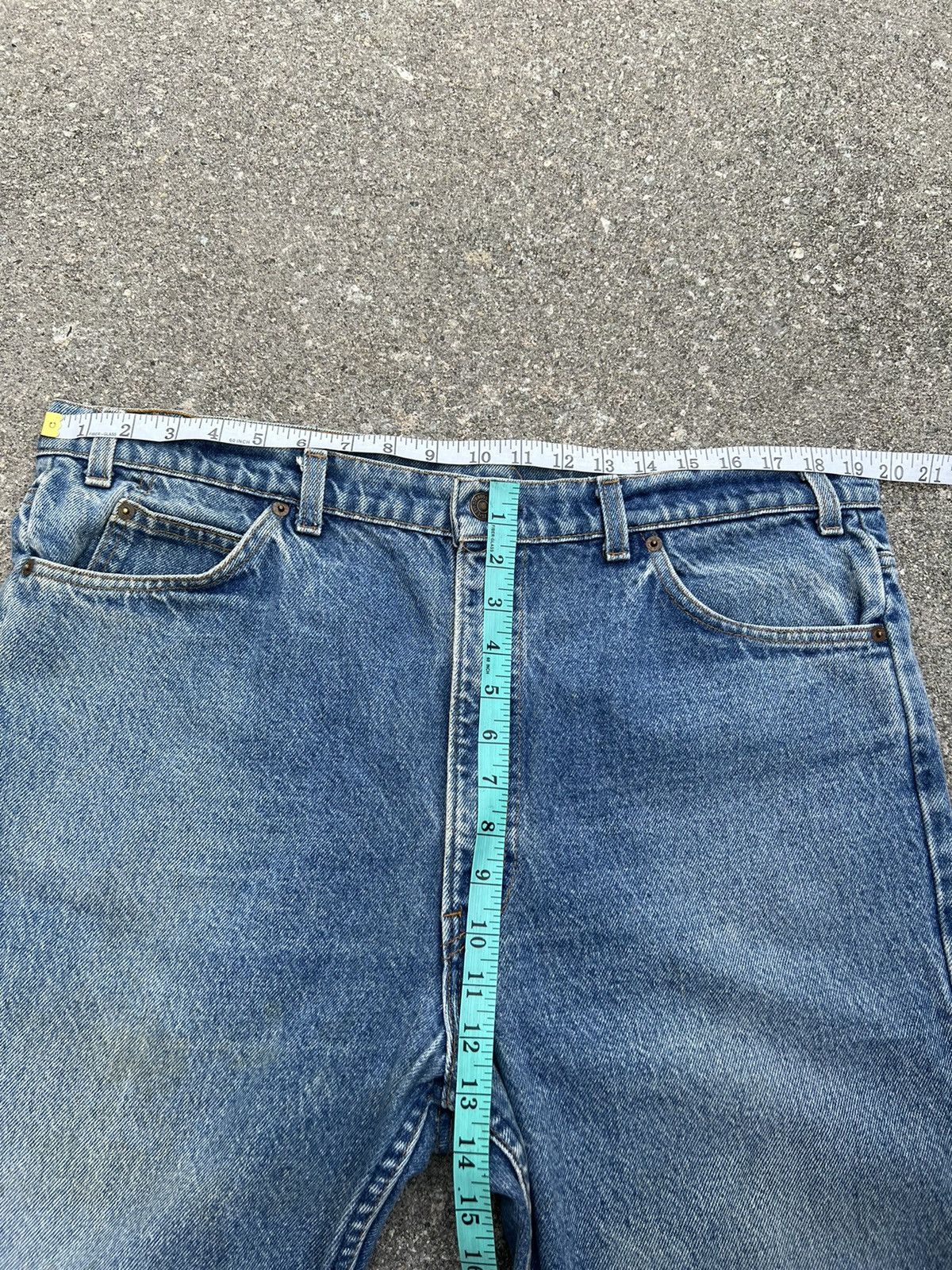 Levi's Vintage 80s Levi’s 517 Orange Tab Denim Trashed Jeans Size US 38 / EU 54 - 2 Thumbnail