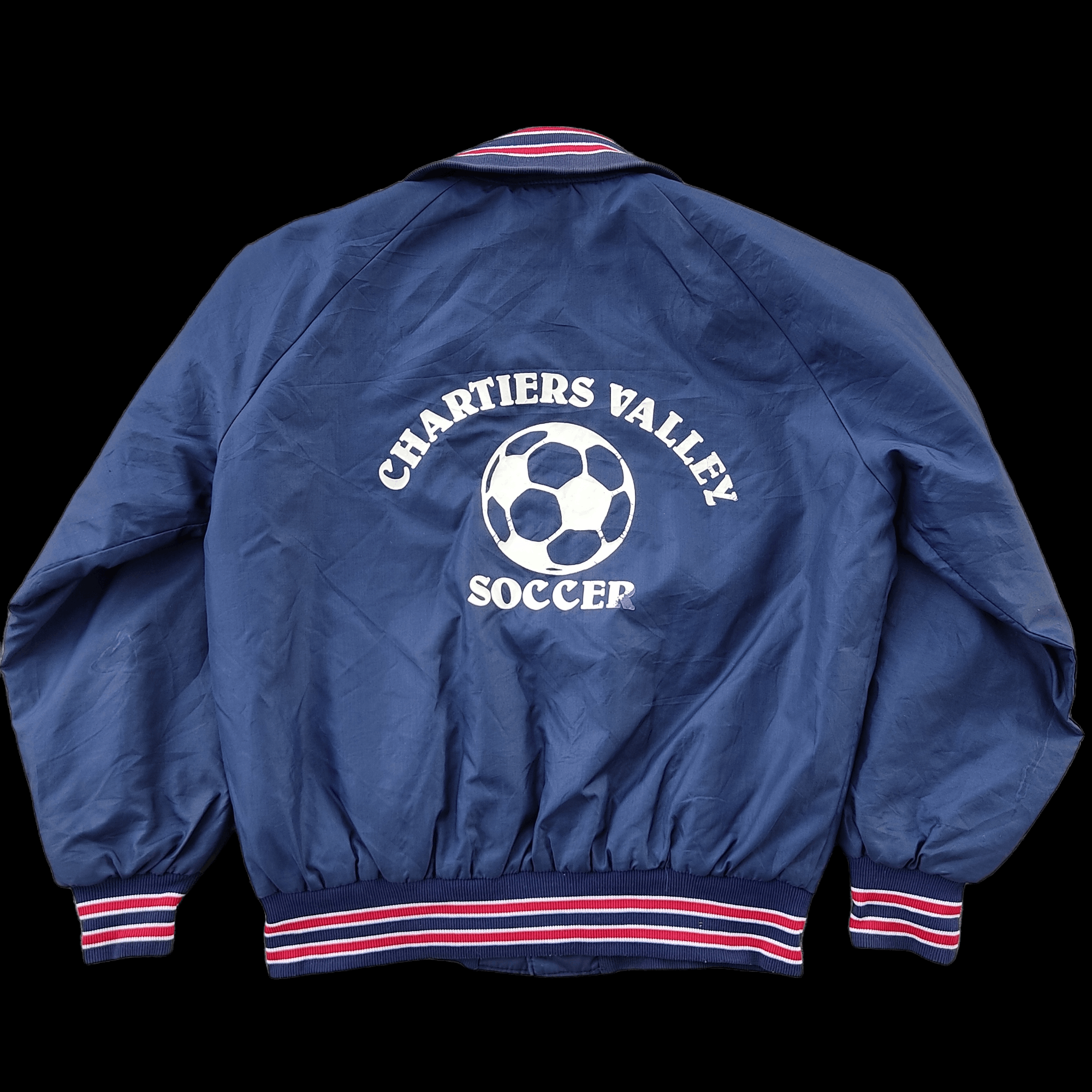 Vintage Vintage 80s Leader Sportwear Soccer Light Jacket Size US L / EU 52-54 / 3 - 3 Thumbnail