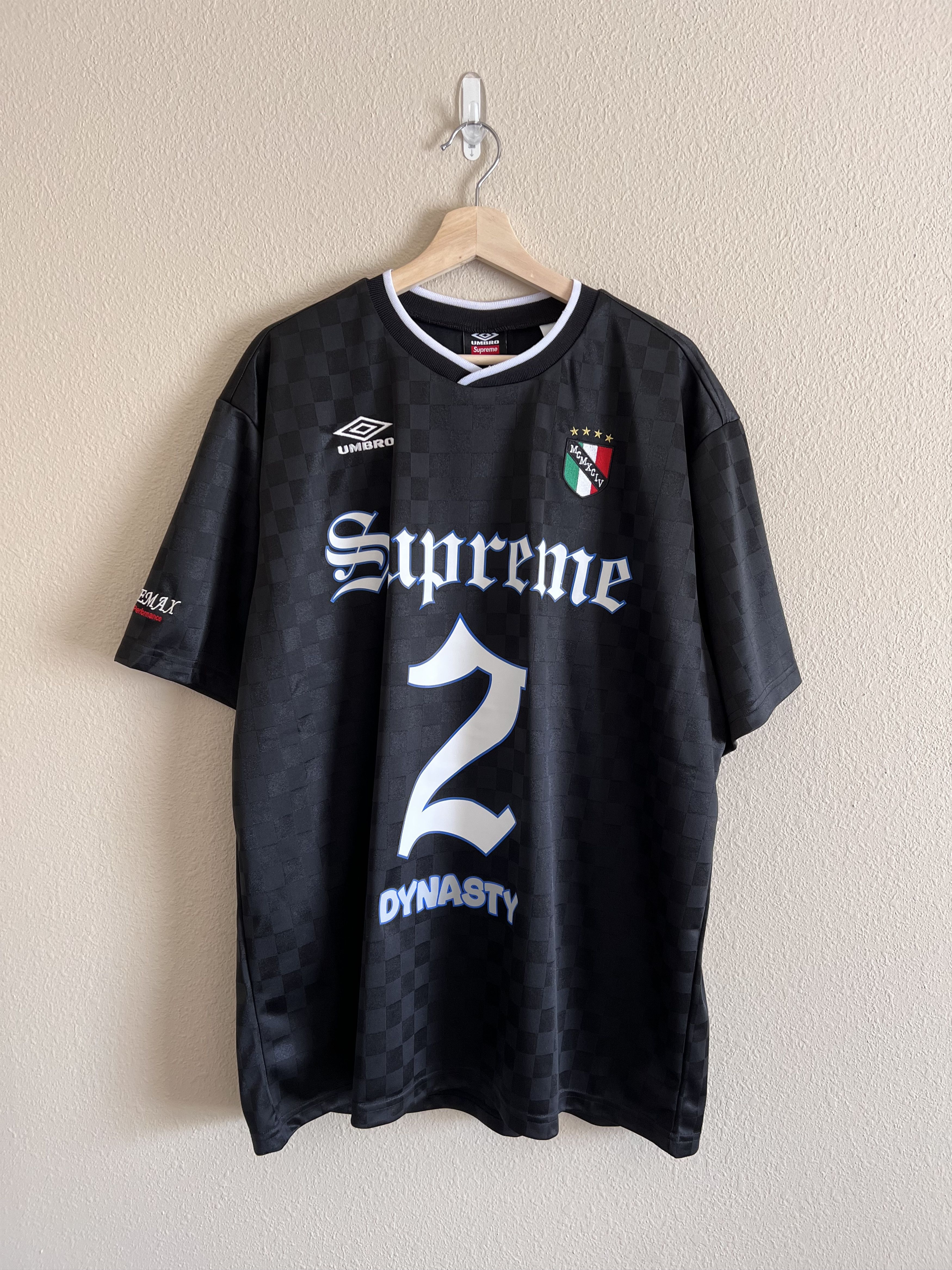 Supreme Umbro Soccer Jersey Black