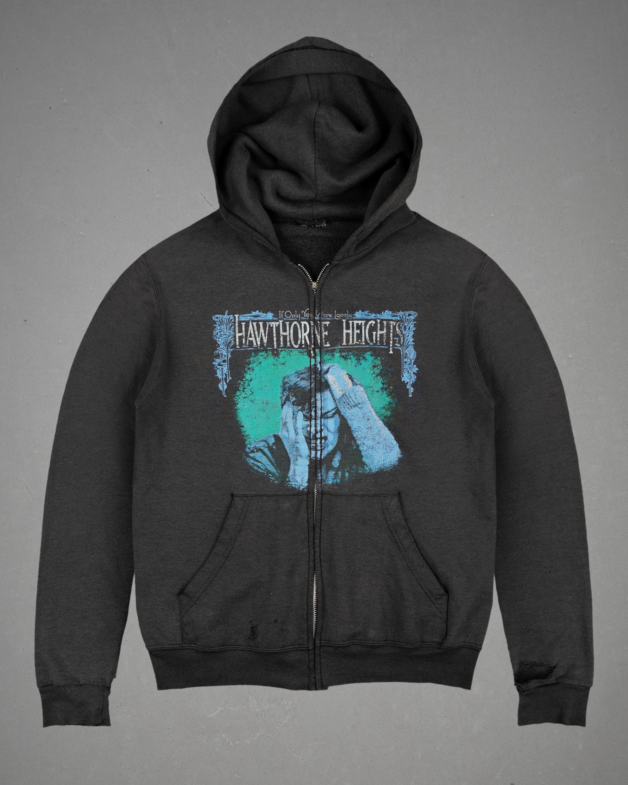 Band Tees × Vintage Hawthorne Heights 'If Only You Were Lonely' Hoodie (2006) Size US M / EU 48-50 / 2 - 1 Thumbnail