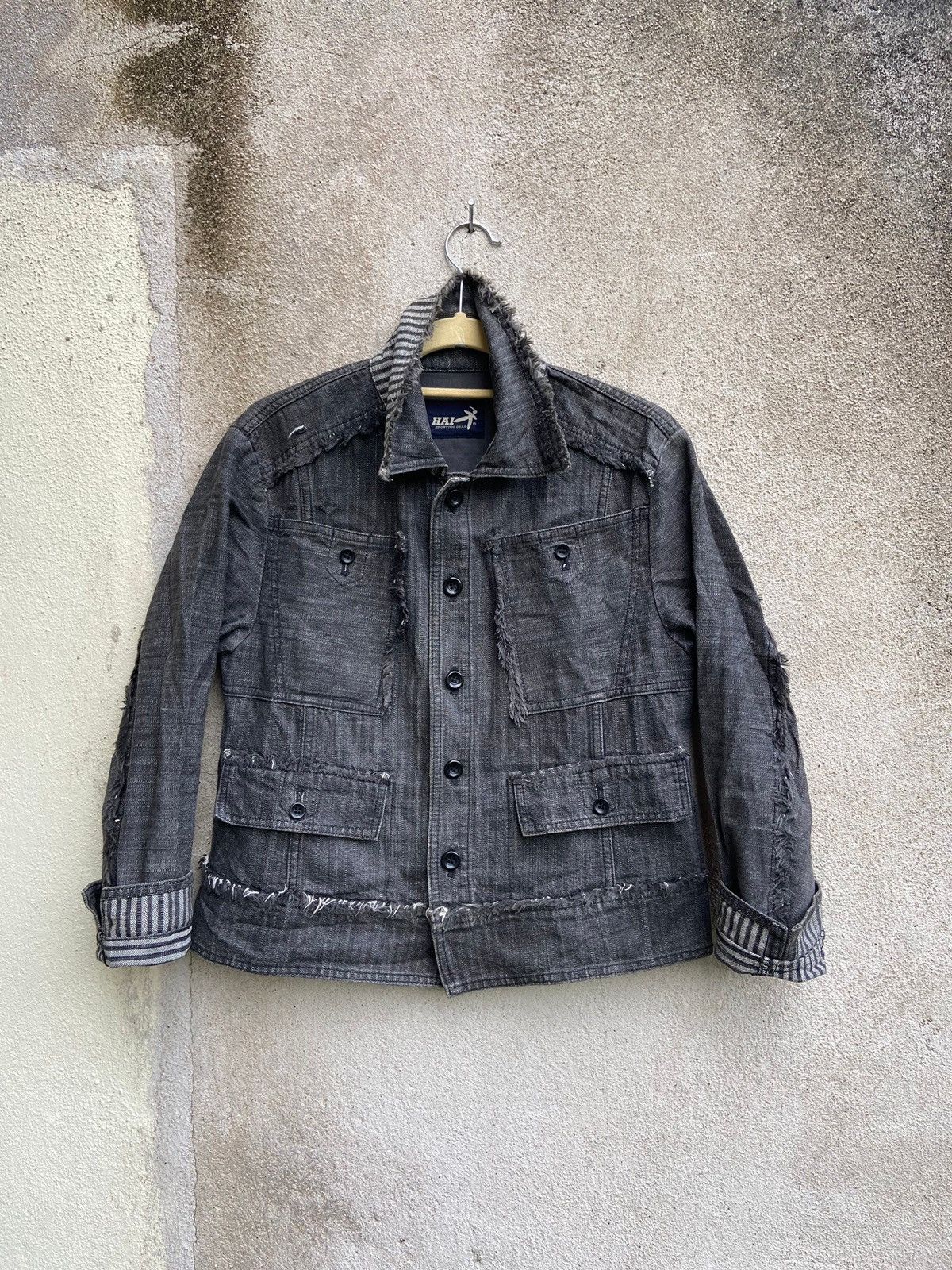 ISSEY MIYAKE HAI SPORTING GEAR デニムジャケット Hai Sporting Gear × Issey Miyake Issey Miyake Hai Sporting