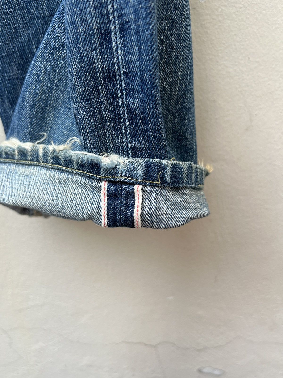 Levi's Vintage Clothing Vintage 2003 LVC Levi’s 503B XX Rips Denim Trashed Jeans Size US 32 / EU 48 - 14 Thumbnail