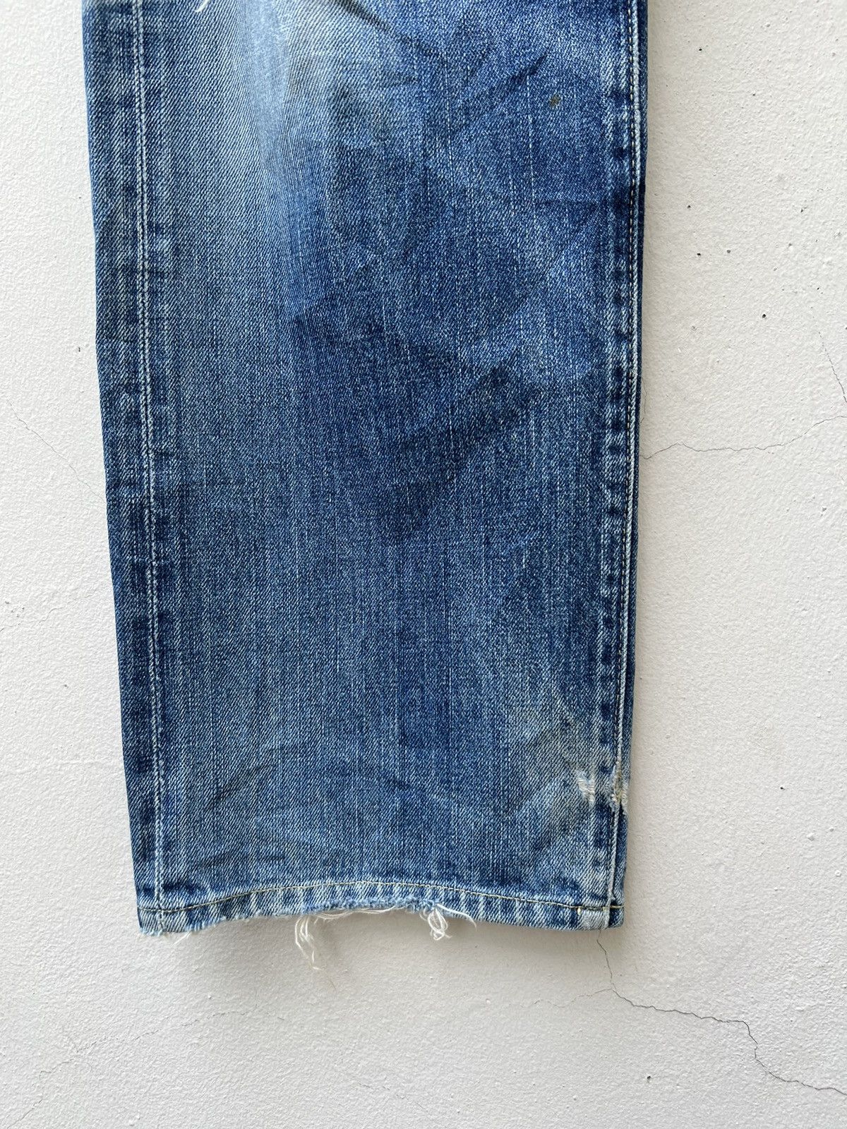 Levi's Vintage Clothing Vintage 2003 LVC Levi’s 503B XX Rips Denim Trashed Jeans Size US 32 / EU 48 - 10 Thumbnail
