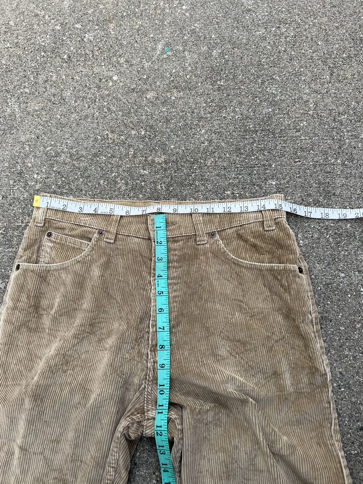 Levi's Vintage 70s Levi’s Movin’ On Corduroy Flare Jeans Size US 31 - 2 Thumbnail