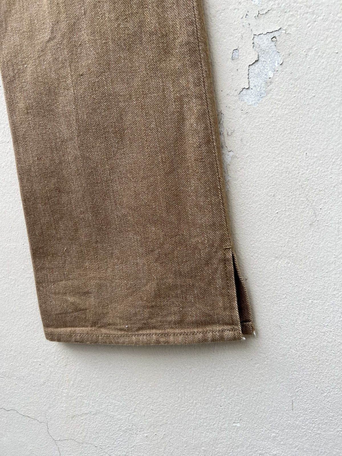 Issey Miyake Ayuite Hiroyuki Obara Japan Hybrid Denim Slit Hem Jeans Size US 30 / EU 46 - 20 Thumbnail