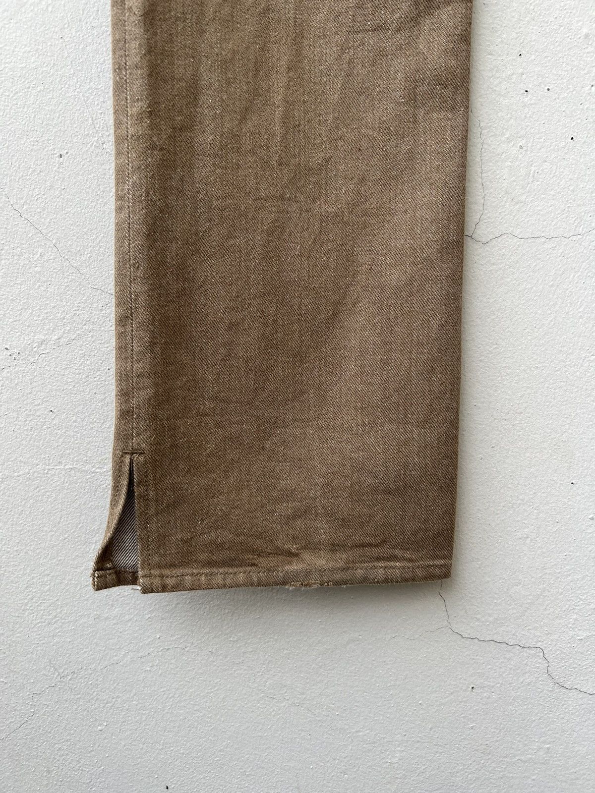 Issey Miyake Ayuite Hiroyuki Obara Japan Hybrid Denim Slit Hem Jeans Size US 30 / EU 46 - 16 Thumbnail