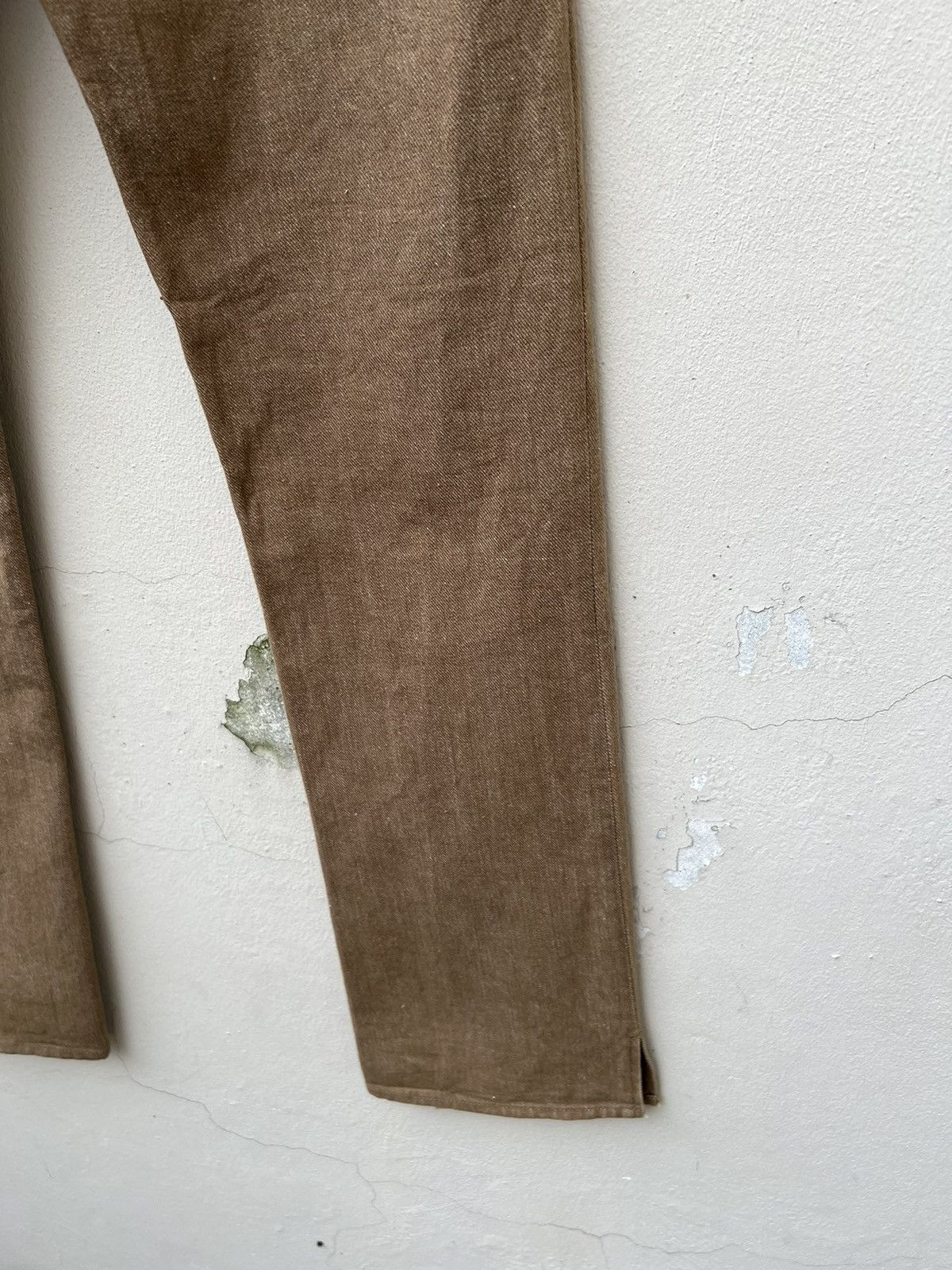 Issey Miyake Ayuite Hiroyuki Obara Japan Hybrid Denim Slit Hem Jeans Size US 30 / EU 46 - 19 Thumbnail