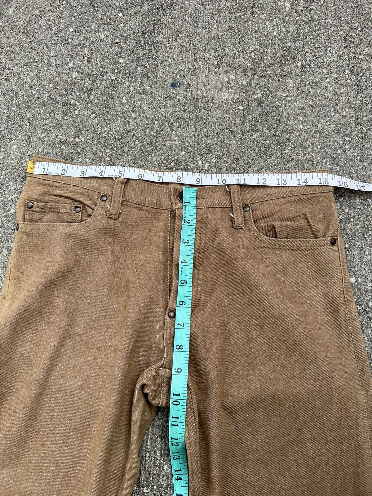 Issey Miyake Ayuite Hiroyuki Obara Japan Hybrid Denim Slit Hem Jeans Size US 30 / EU 46 - 2 Thumbnail