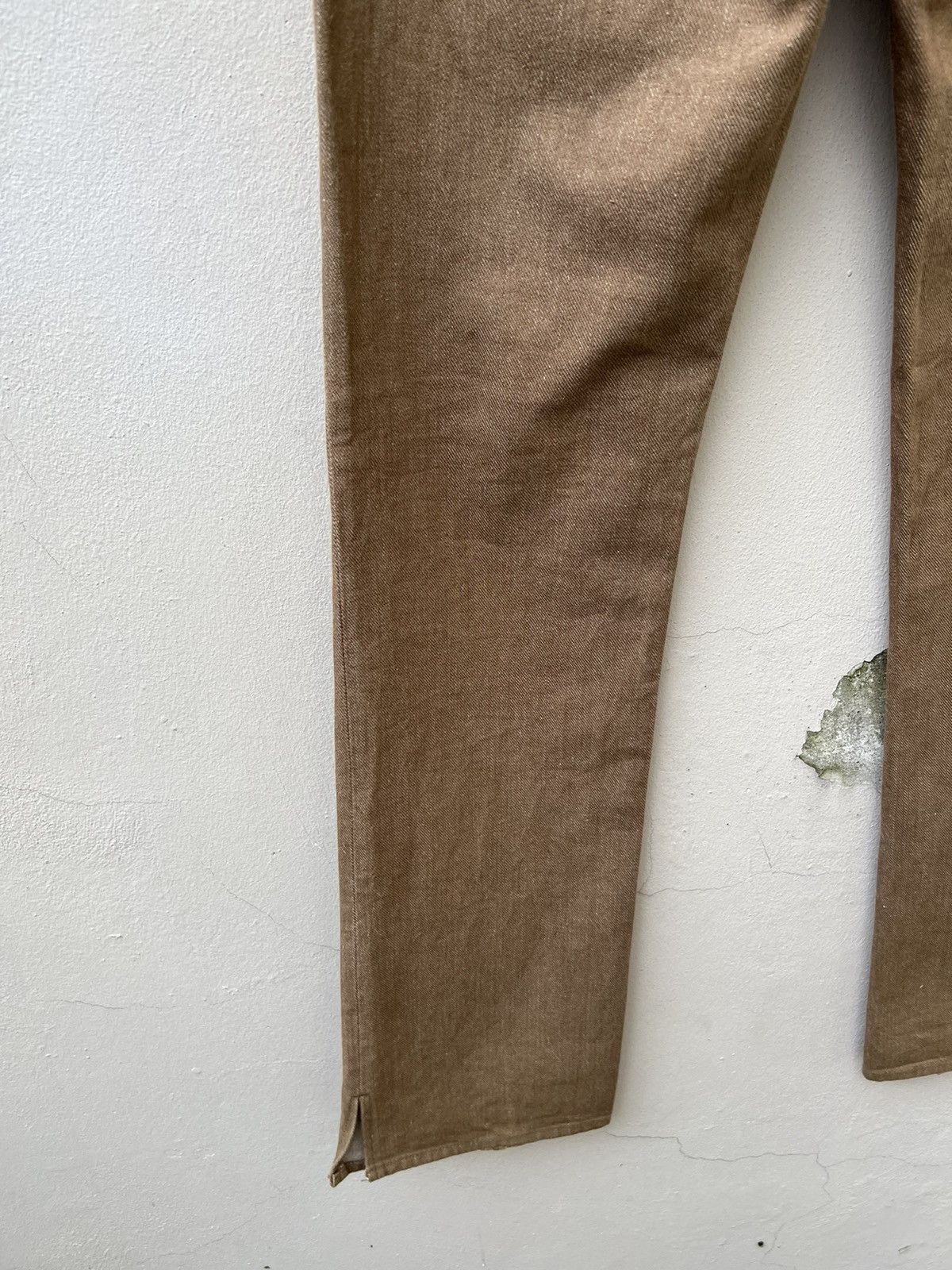 Issey Miyake Ayuite Hiroyuki Obara Japan Hybrid Denim Slit Hem Jeans Size US 30 / EU 46 - 15 Thumbnail