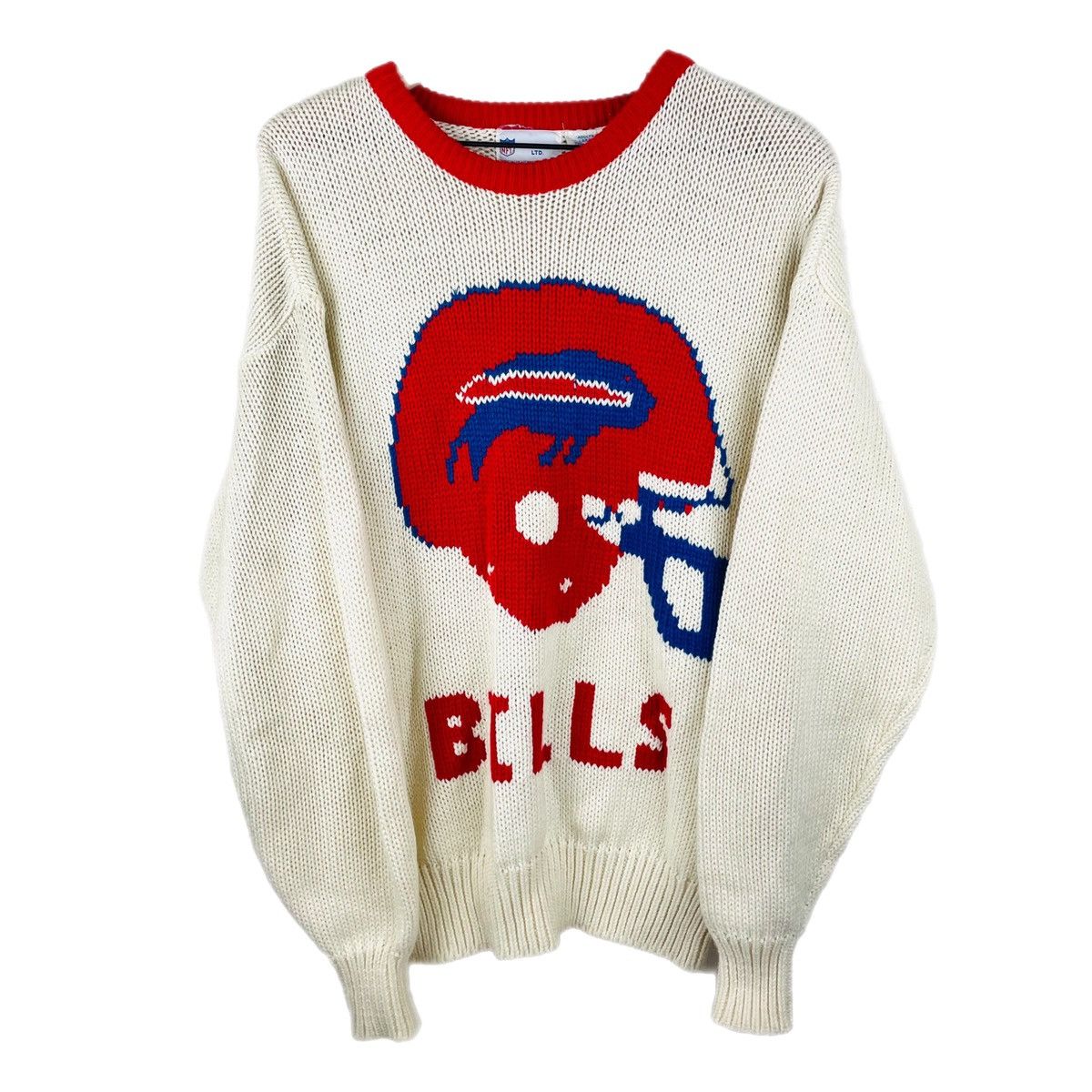 Vintage Vintage Cliff Engle Buffalo Bills Knit Sweater RARE