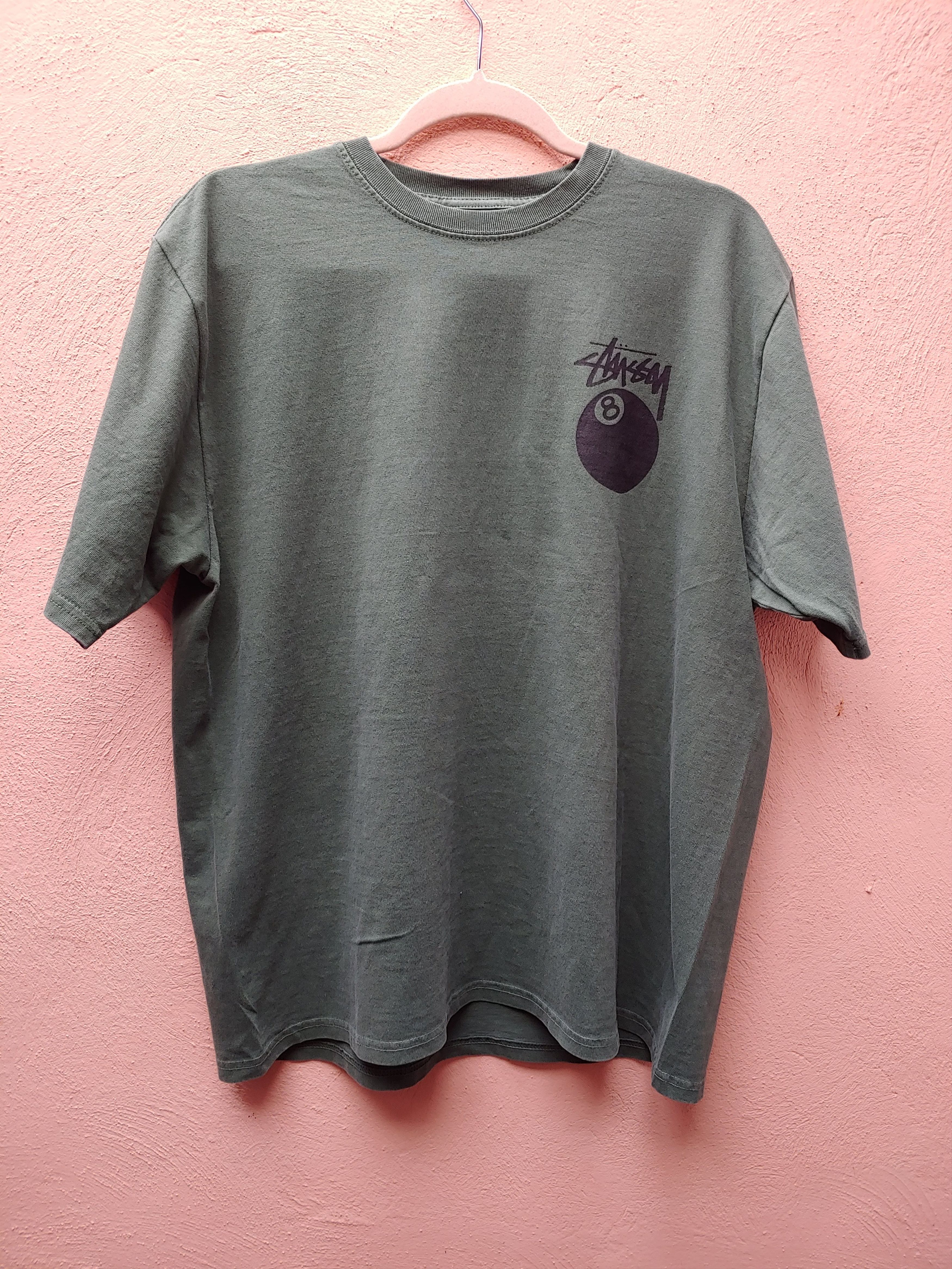 Stussy Rare Stussy 8 Ball green Tee Shirt Size US M / EU 48-50 / 2 - 1 Thumbnail