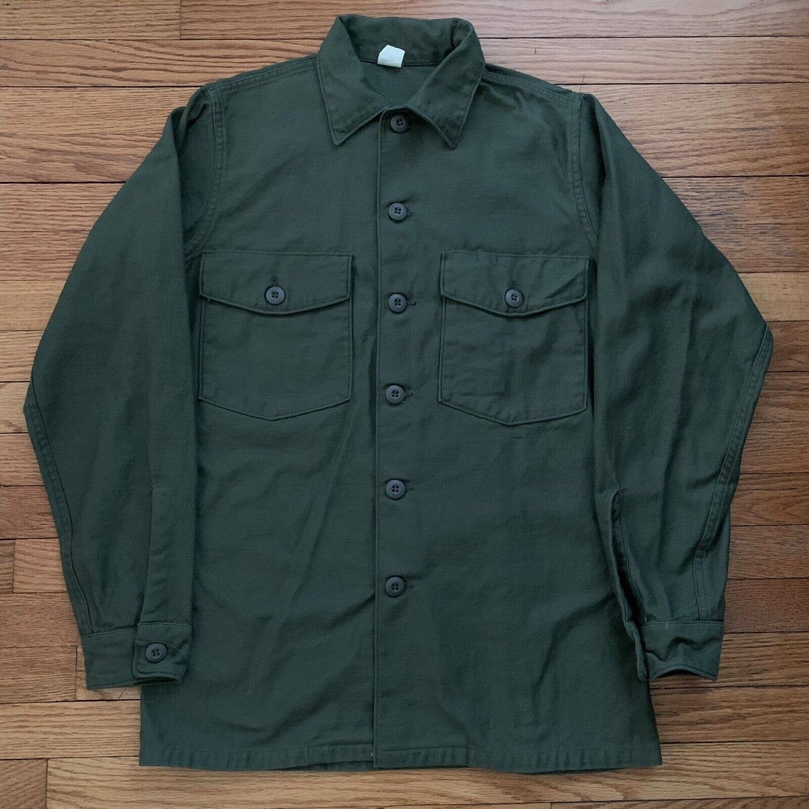 Utility Shirt Jacket Cotton Sateen Shirt Og 107 Shirt The Real