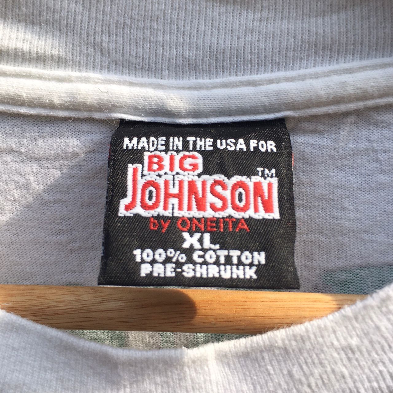 Vintage Vintage 90’s Big Johnson Puptents White T shirt Size US XL / EU 56 / 4 - 7 Thumbnail