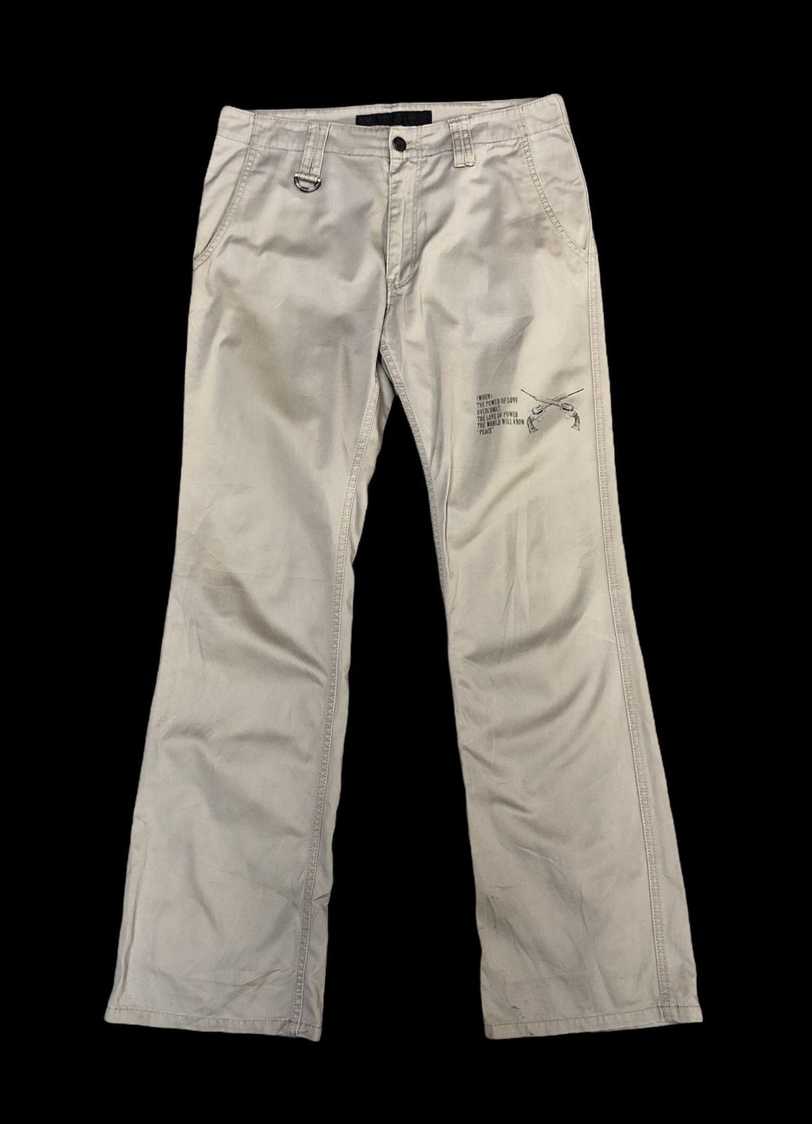 Japanese Brand × Roar × roarguns Japanese Brand Roar Panther and Poem Print Casual Pants Size US 32 / EU 48 - 3 Thumbnail