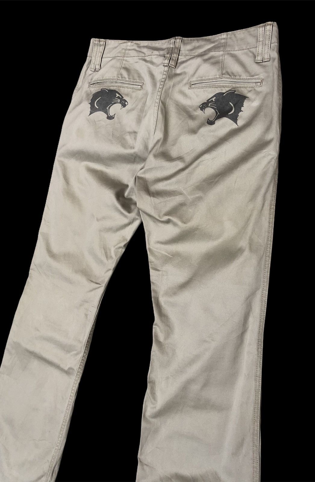 Japanese Brand × Roar × roarguns Japanese Brand Roar Panther and Poem Print Casual Pants Size US 32 / EU 48 - 1 Thumbnail
