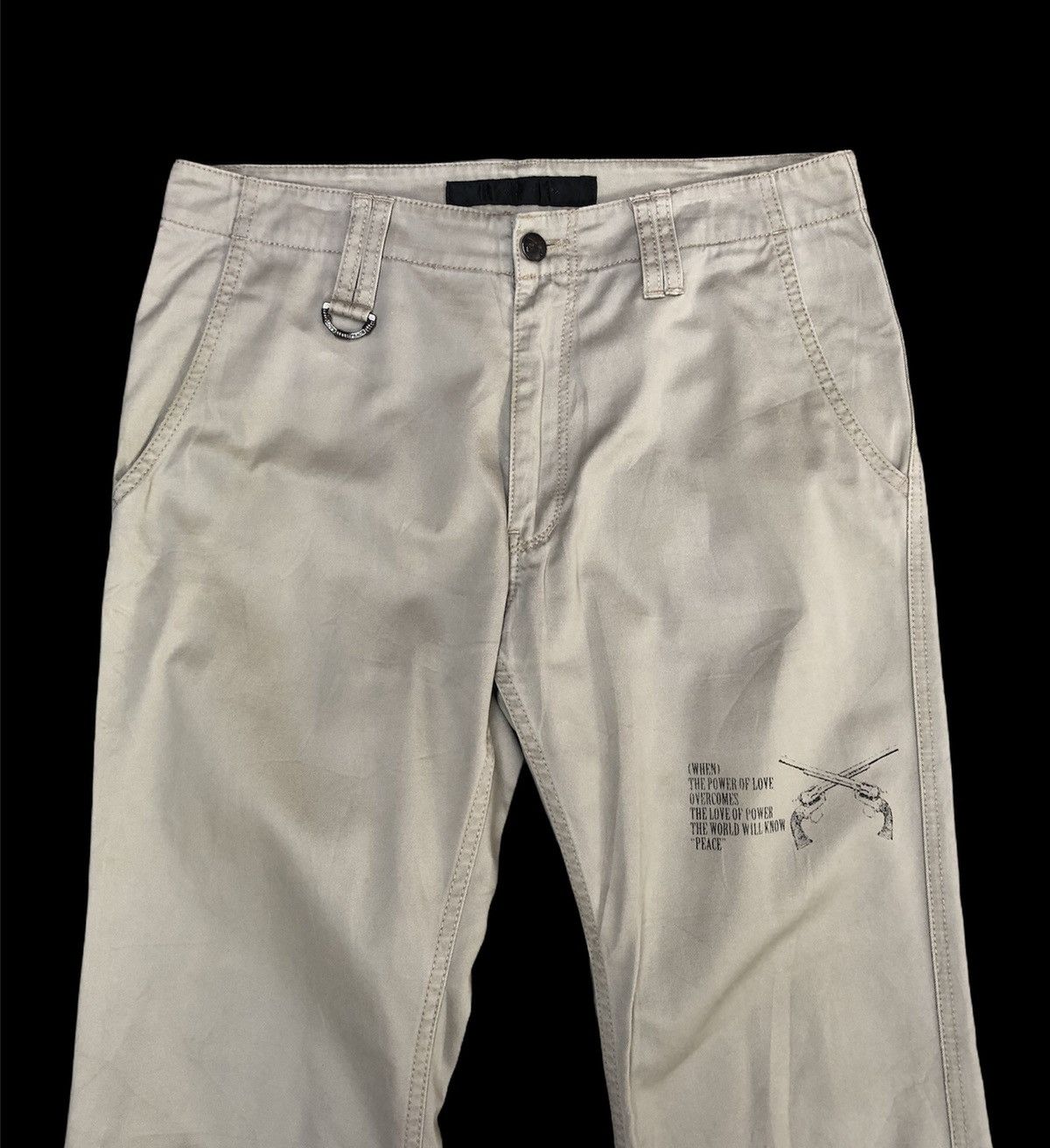 Japanese Brand × Roar × roarguns Japanese Brand Roar Panther and Poem Print Casual Pants Size US 32 / EU 48 - 4 Thumbnail