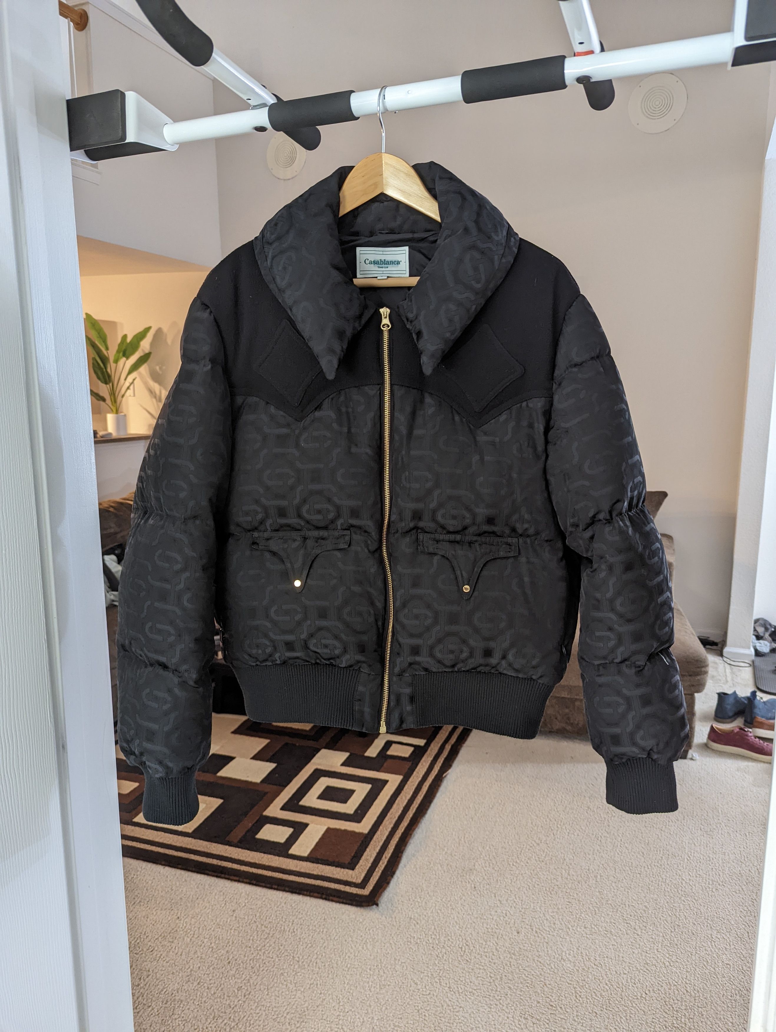 Casablanca Casablanca Monogram Down Puffer Jacket | Grailed