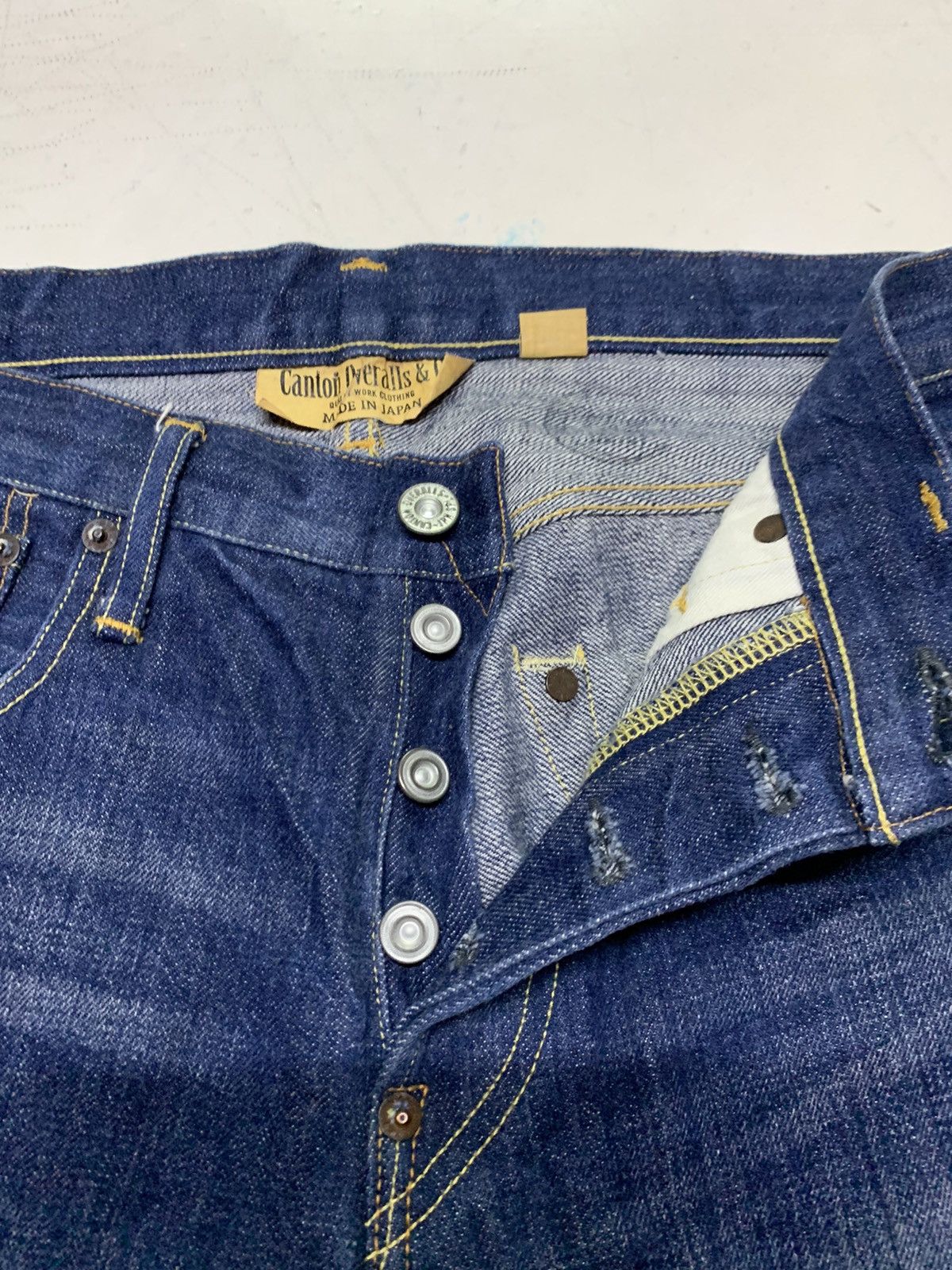 Designer × Japanese Brand Canton overalls & co. Jeans Size US 34 / EU 50 - 7 Thumbnail