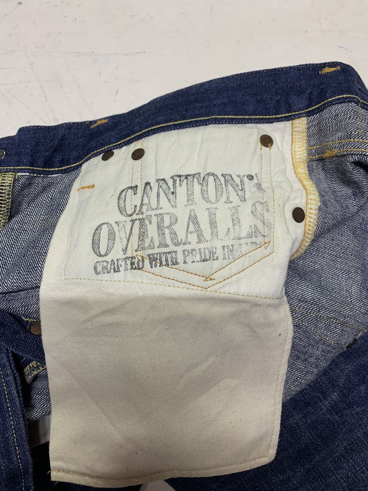 Designer × Japanese Brand Canton overalls & co. Jeans Size US 34 / EU 50 - 14 Thumbnail