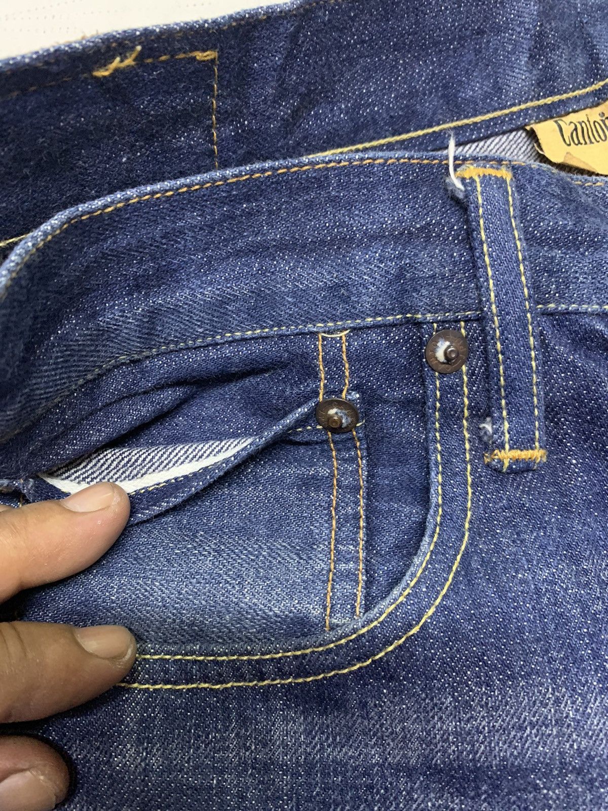 Designer × Japanese Brand Canton overalls & co. Jeans Size US 34 / EU 50 - 8 Thumbnail
